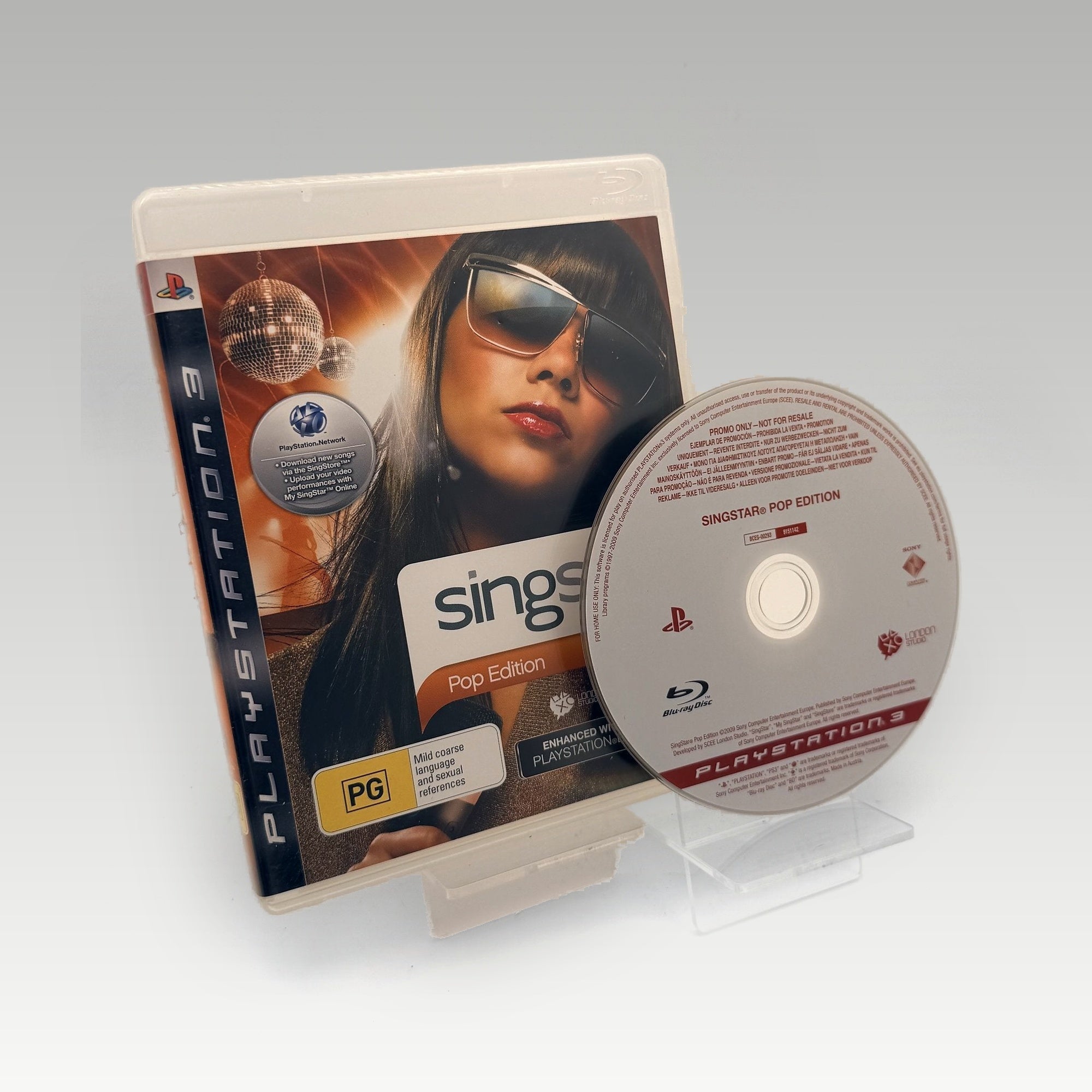 SingStar: Pop Edition (Not For Resale) Promo • No Manual (Region 4, Promo) - Image 1