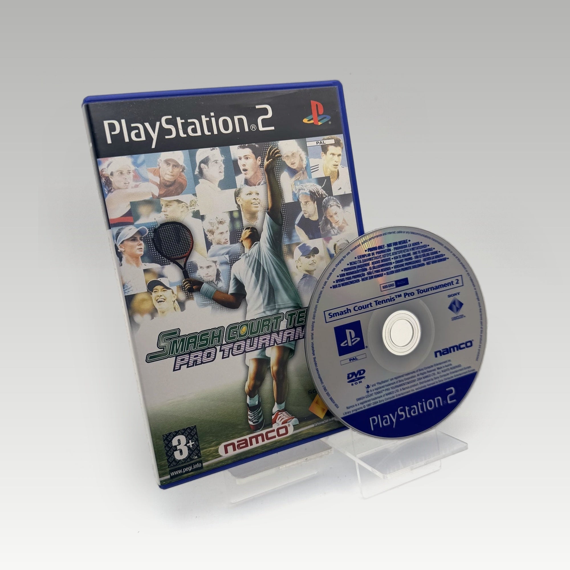 Smash Court Tennis Pro Tournament 2 (Not For Resale) Promo • No Manual (PAL, Promo) - Image 1