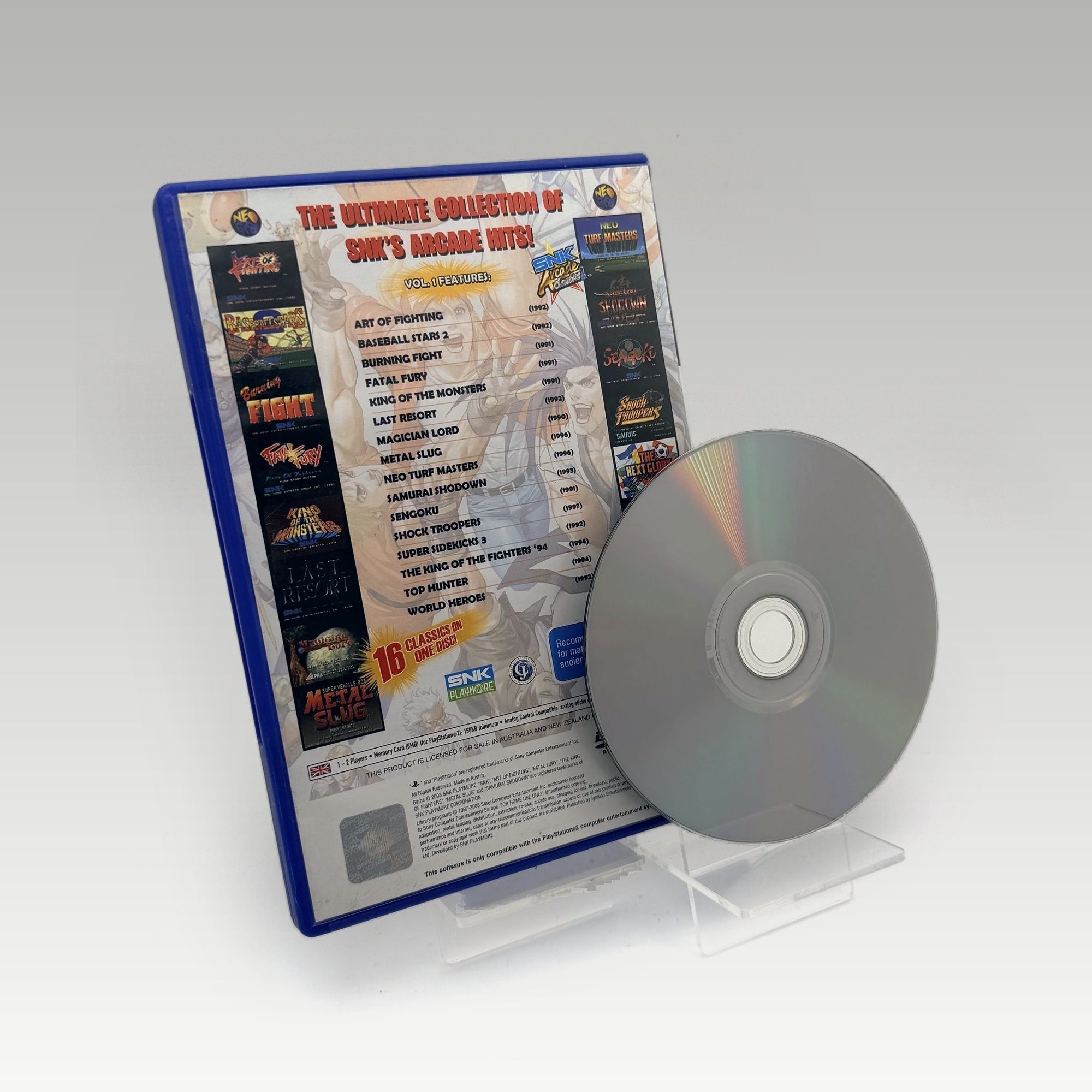 SNK Arcade Classics Volume 1 • No Manual (PAL) - Image 2