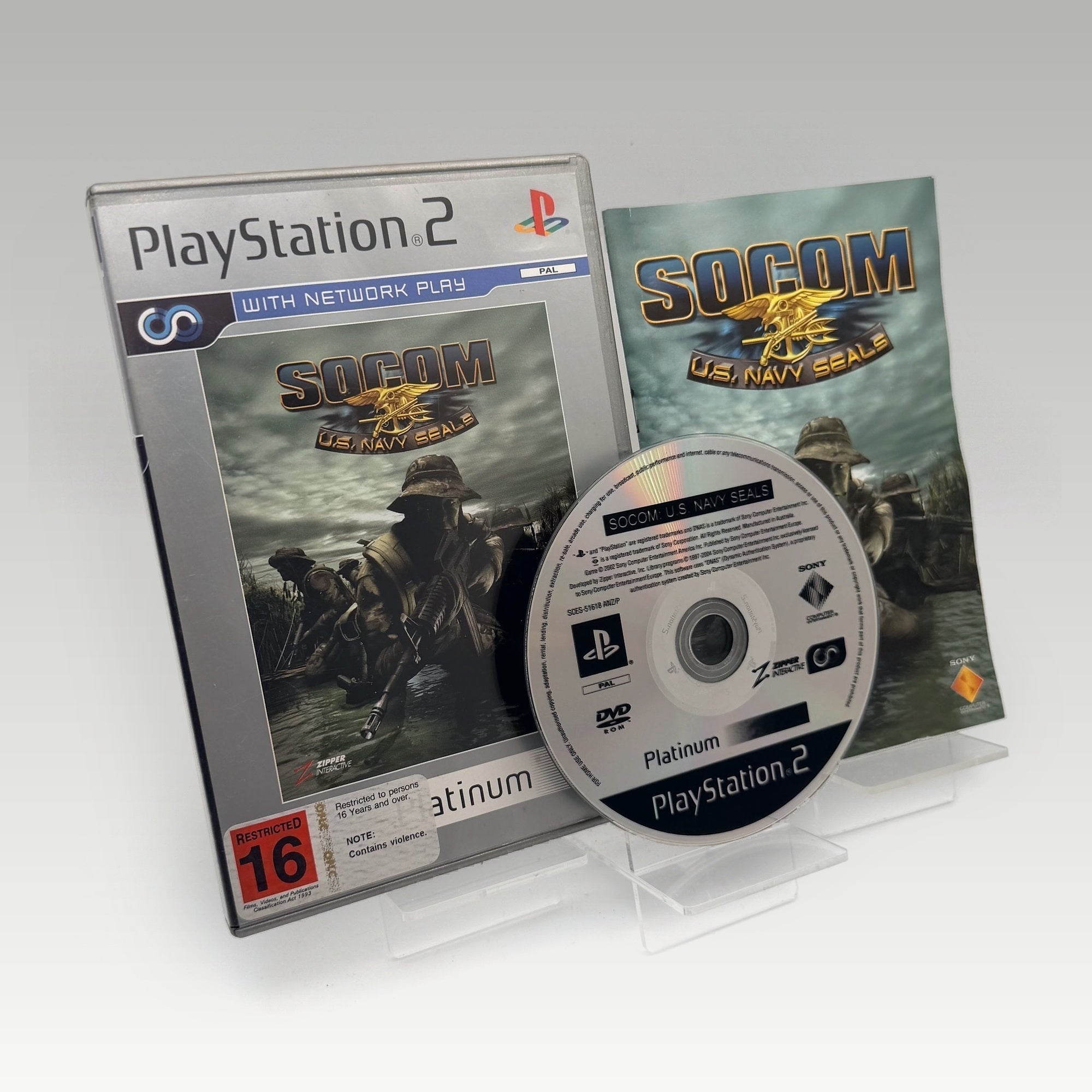 SOCOM: US Navy SEALs (Platinum) • CIB (PAL) - Image 1