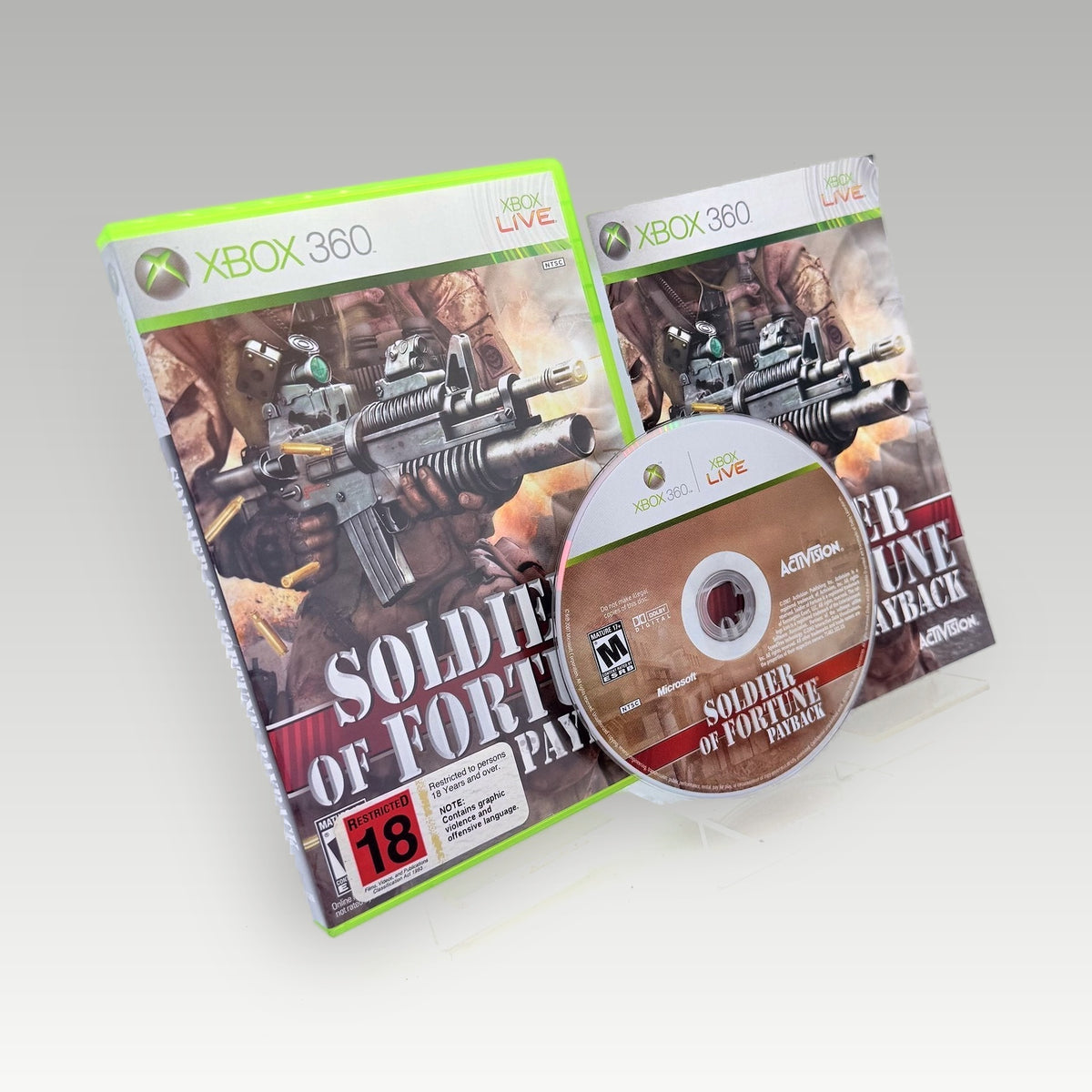 Soldier of Fortune: Payback • CIB (NTSC-U) - Front Cover | Yappa NZ