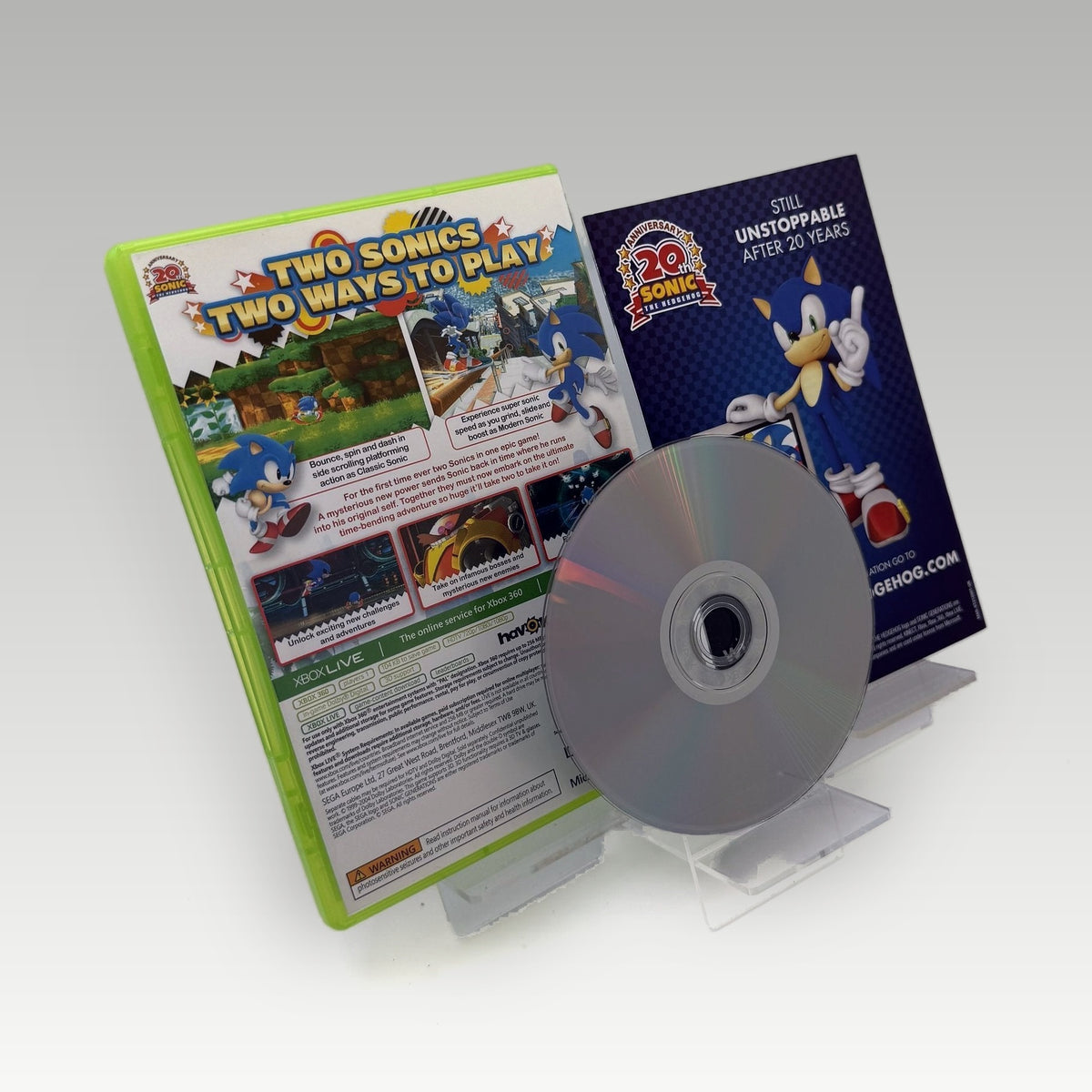 Sonic Generations (Classics) • CIB (PAL) - Back Cover | Yappa NZ
