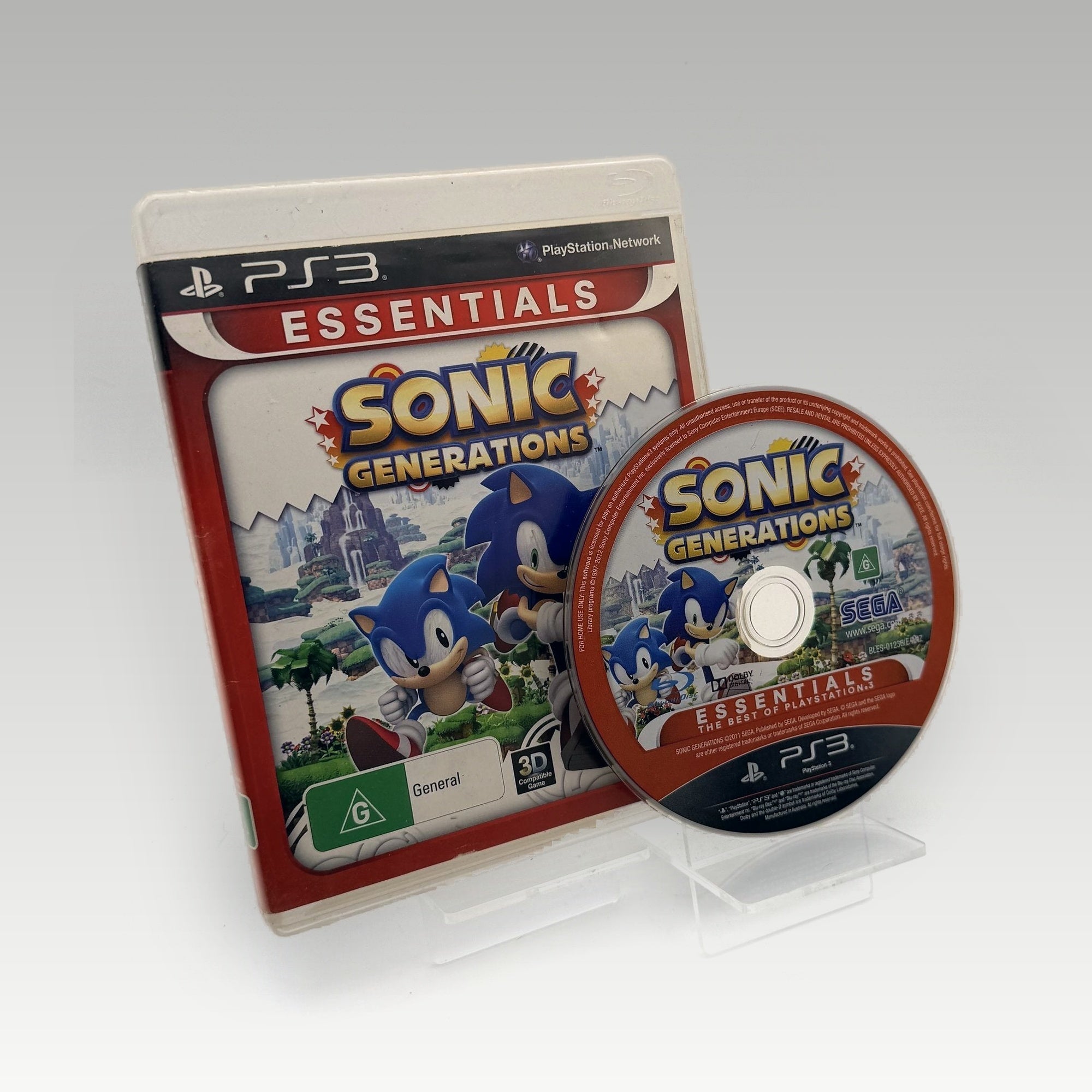 Sonic Generations (Essentials) • No Manual (Region 4) - Image 1