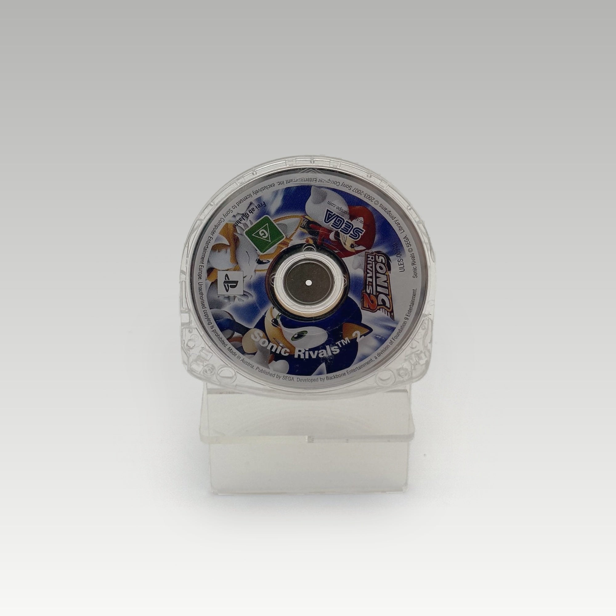 Sonic Rivals 2 Clear Case • Loose (PAL, Clear Case) - Image 1