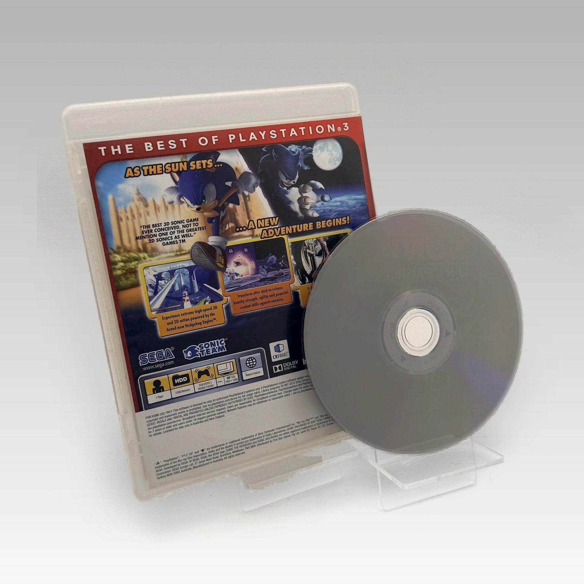 Sonic Unleashed (Essentials) • No Manual (Region 4) - Image 2