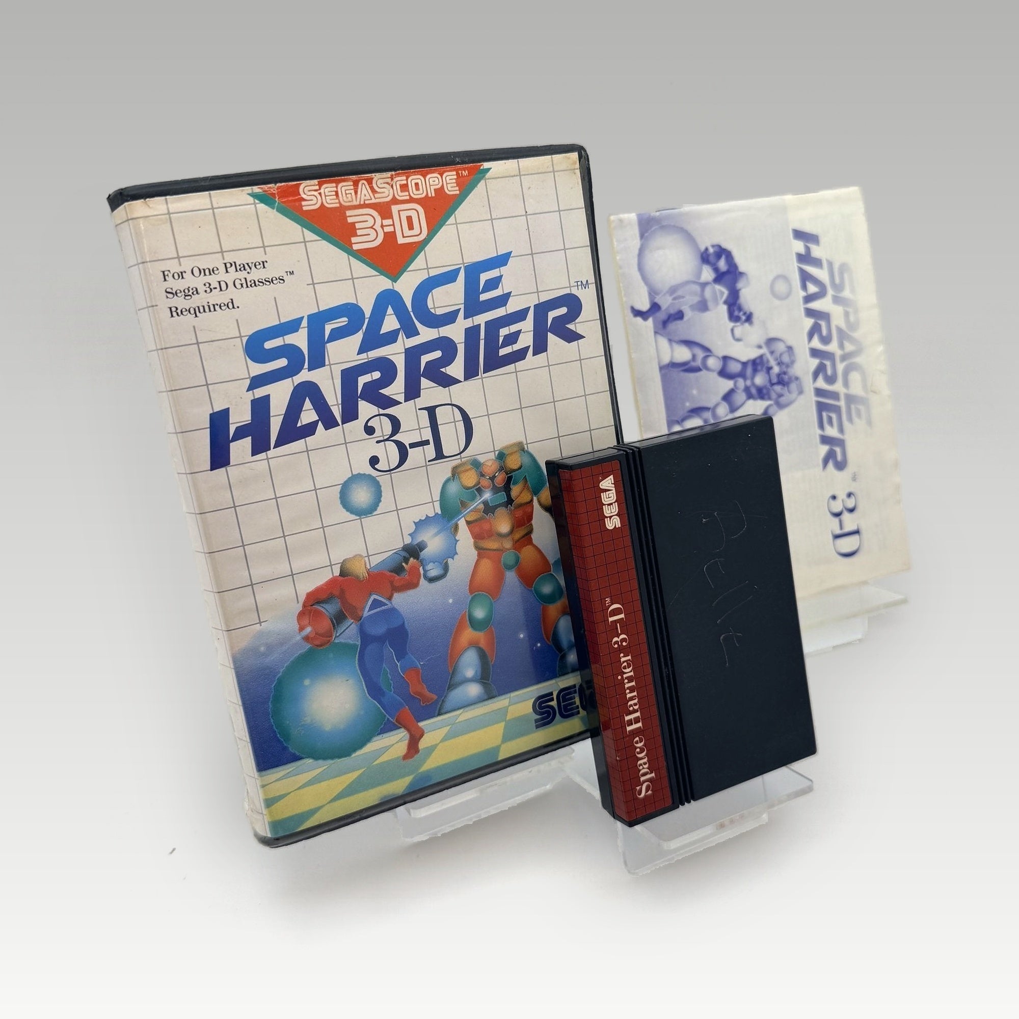 Space Harrier 3-D Clamshell • CIB (PAL, Clamshell) - Image 1