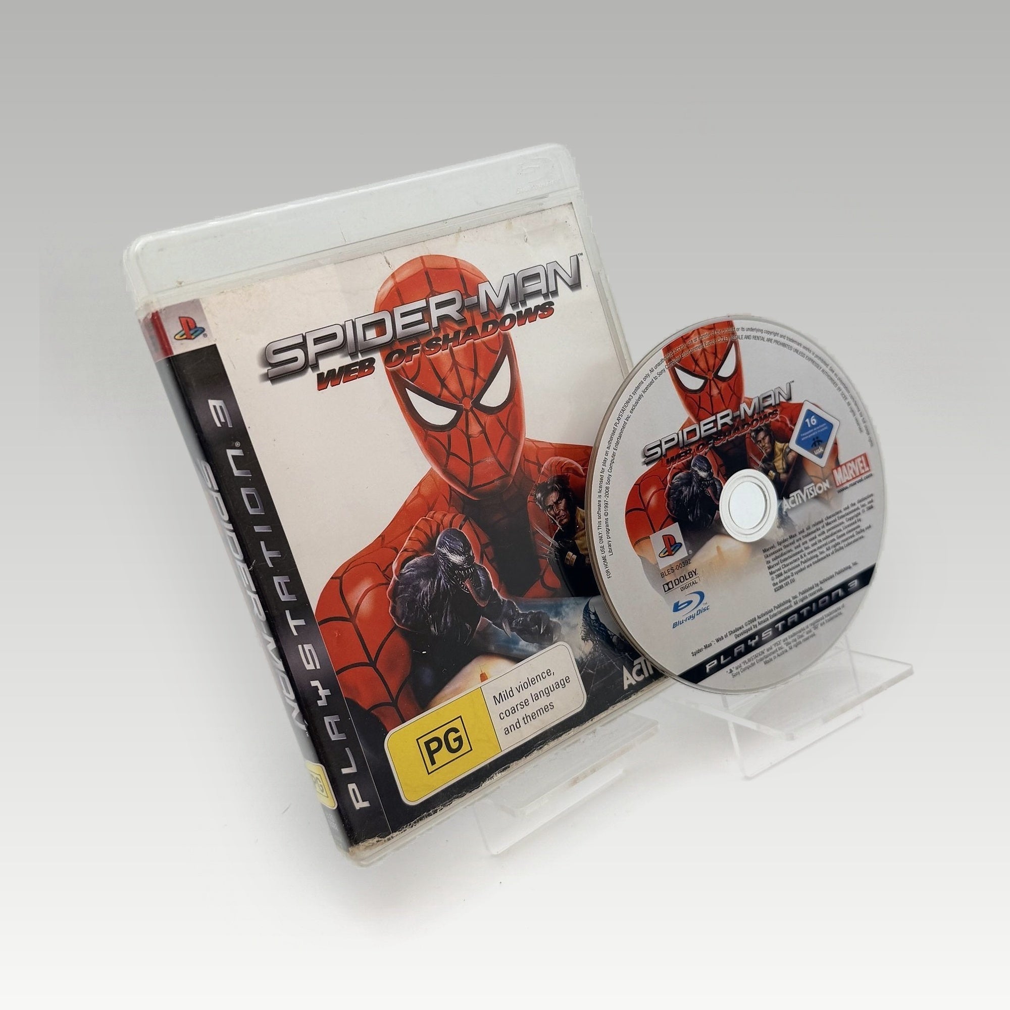 Spider-Man: Web of Shadows Artwork Damage • No Manual (Region 2, Artwork Damage) - Image 1