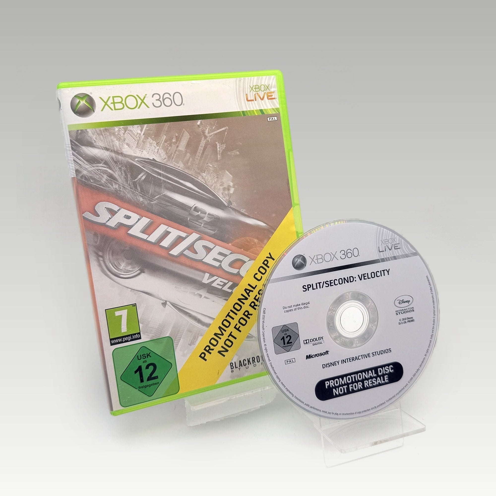 Split/Second (Not For Resale) Promo • No Manual (PAL, Promo) - Image 1