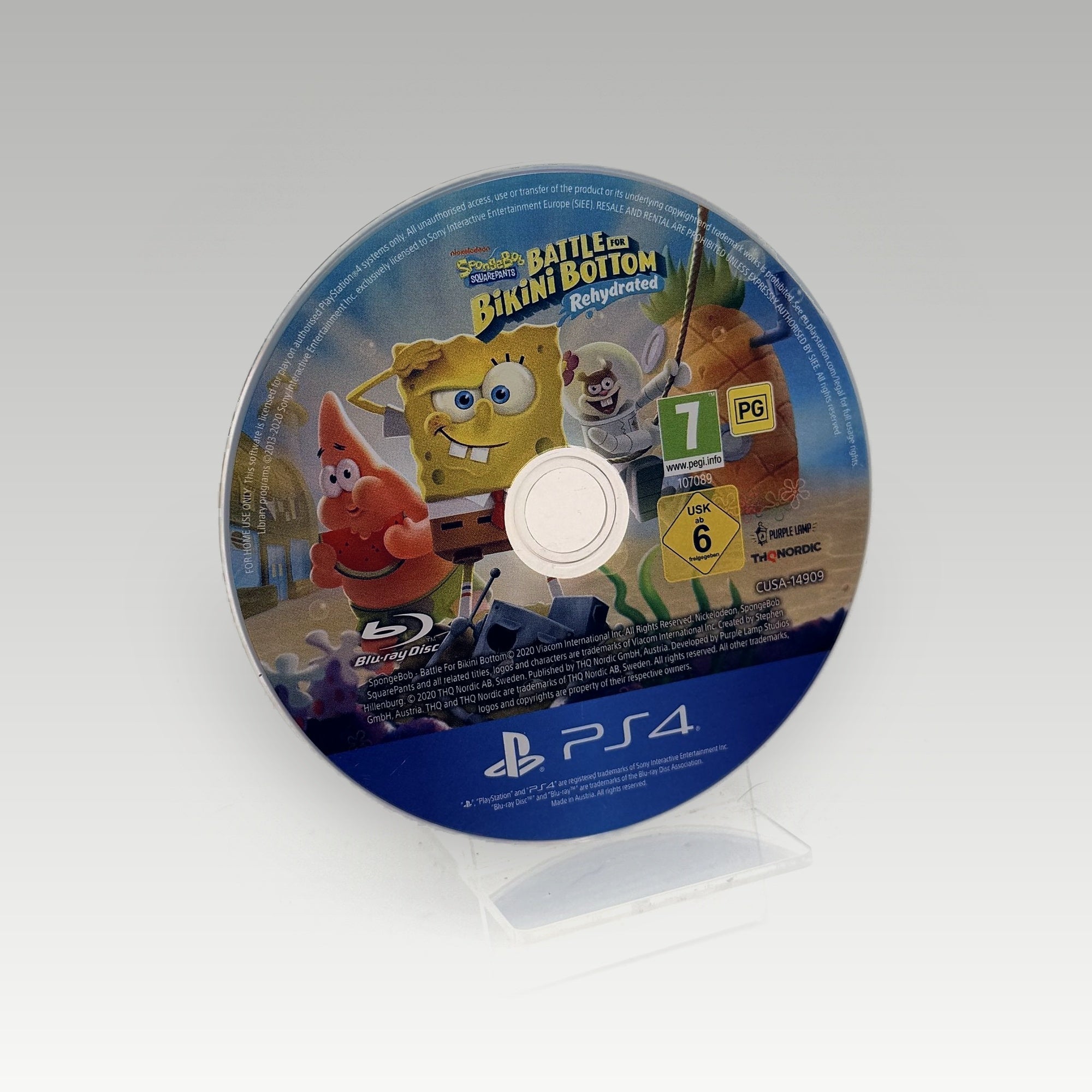 SpongeBob SquarePants: Battle for Bikini Bottom - Rehydrated • Loose (Region 4) - Image 1