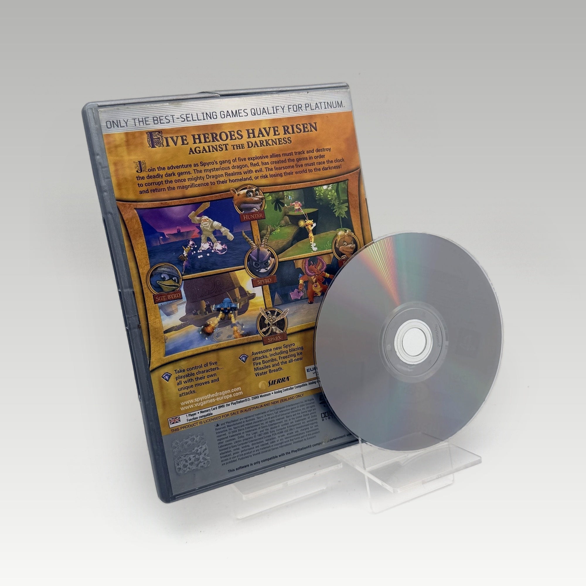 Spyro: A Hero's Tail (Platinum) • No Manual (PAL) - Image 2