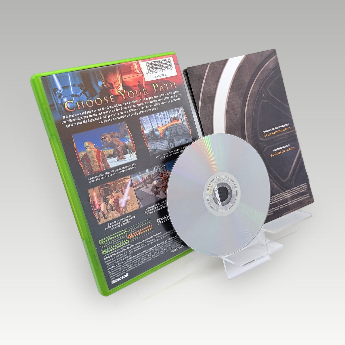Star Wars: Knights of the Old Republic • CIB (PAL) - Back Cover | Yappa NZ