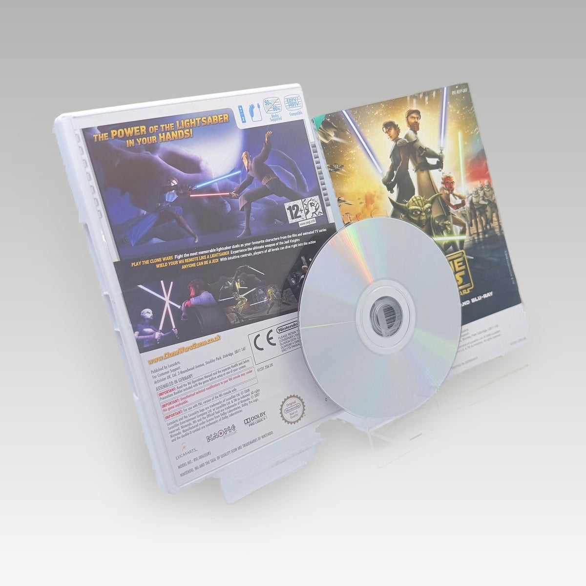 Star Wars: The Clone Wars - Lightsaber Duels • CIB (PAL) - Back Cover | Yappa NZ