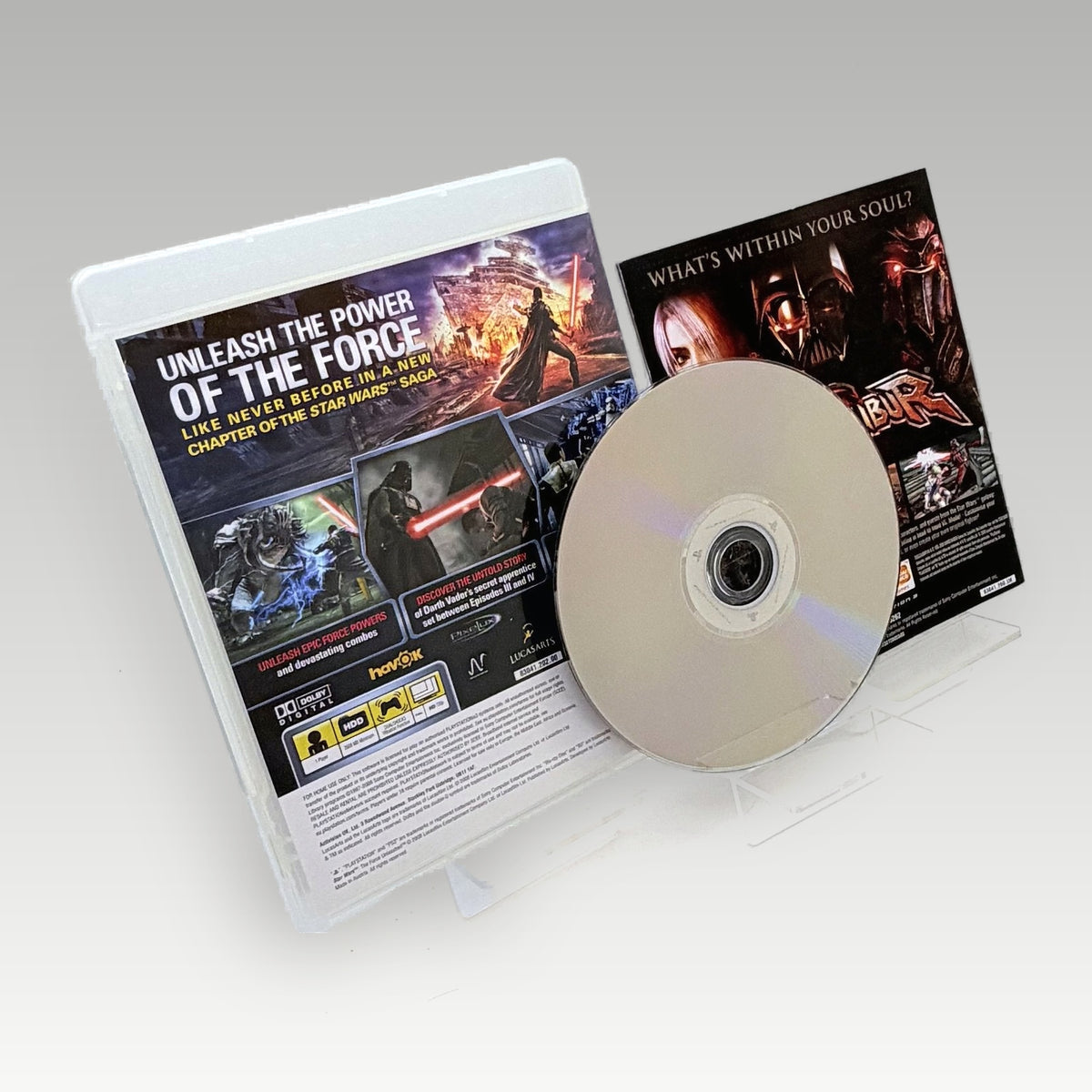 Star Wars: The Force Unleashed • CIB (Region 2) - Back Cover | Yappa NZ