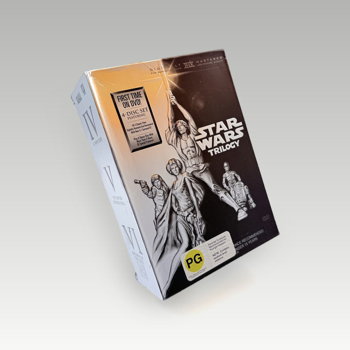 Star Wars Trilogy + Bonus (1977) DVD • CIB (Region 4, Standard) - Image 1