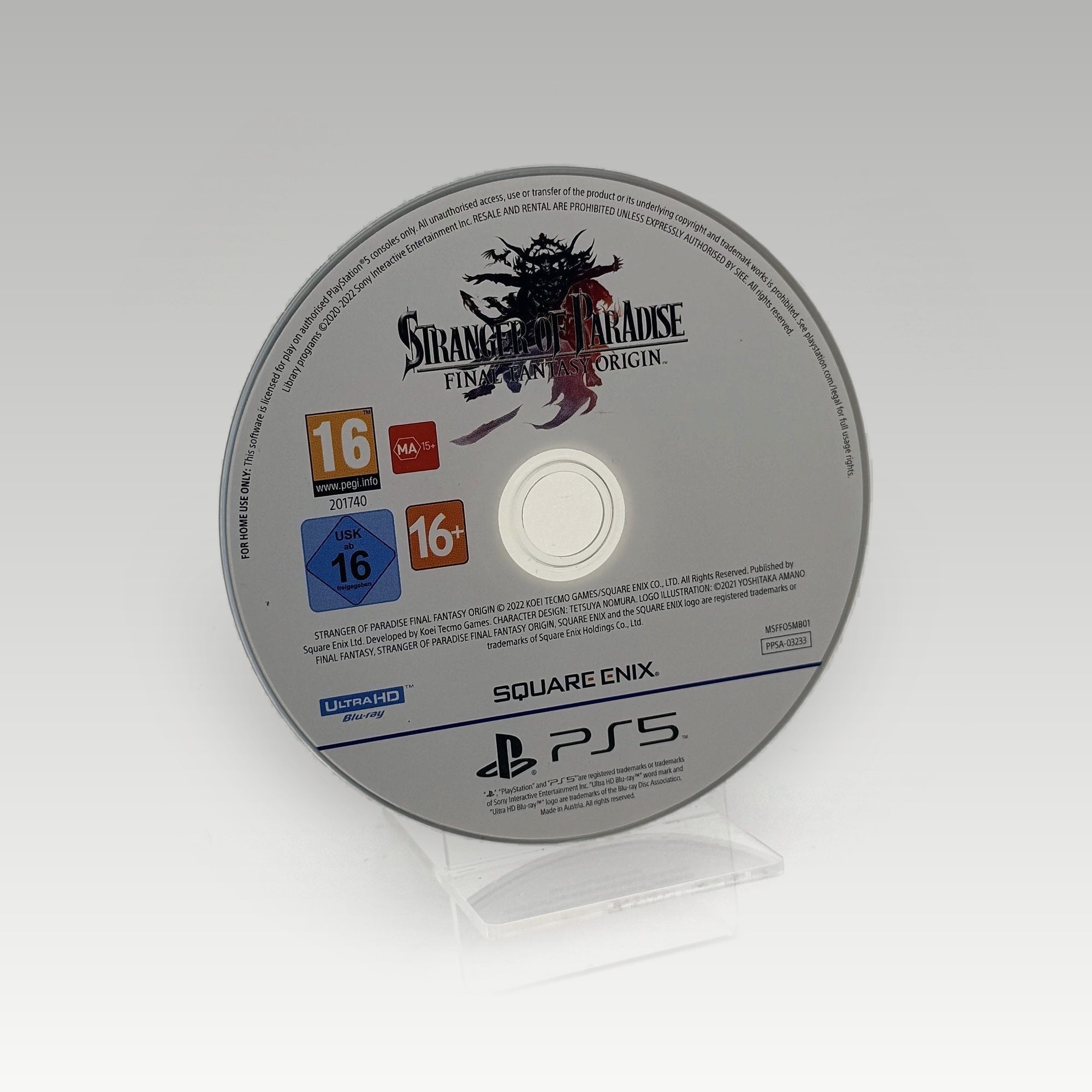 Stranger of Paradise: Final Fantasy Origin • Loose (Region 4) - Image 1