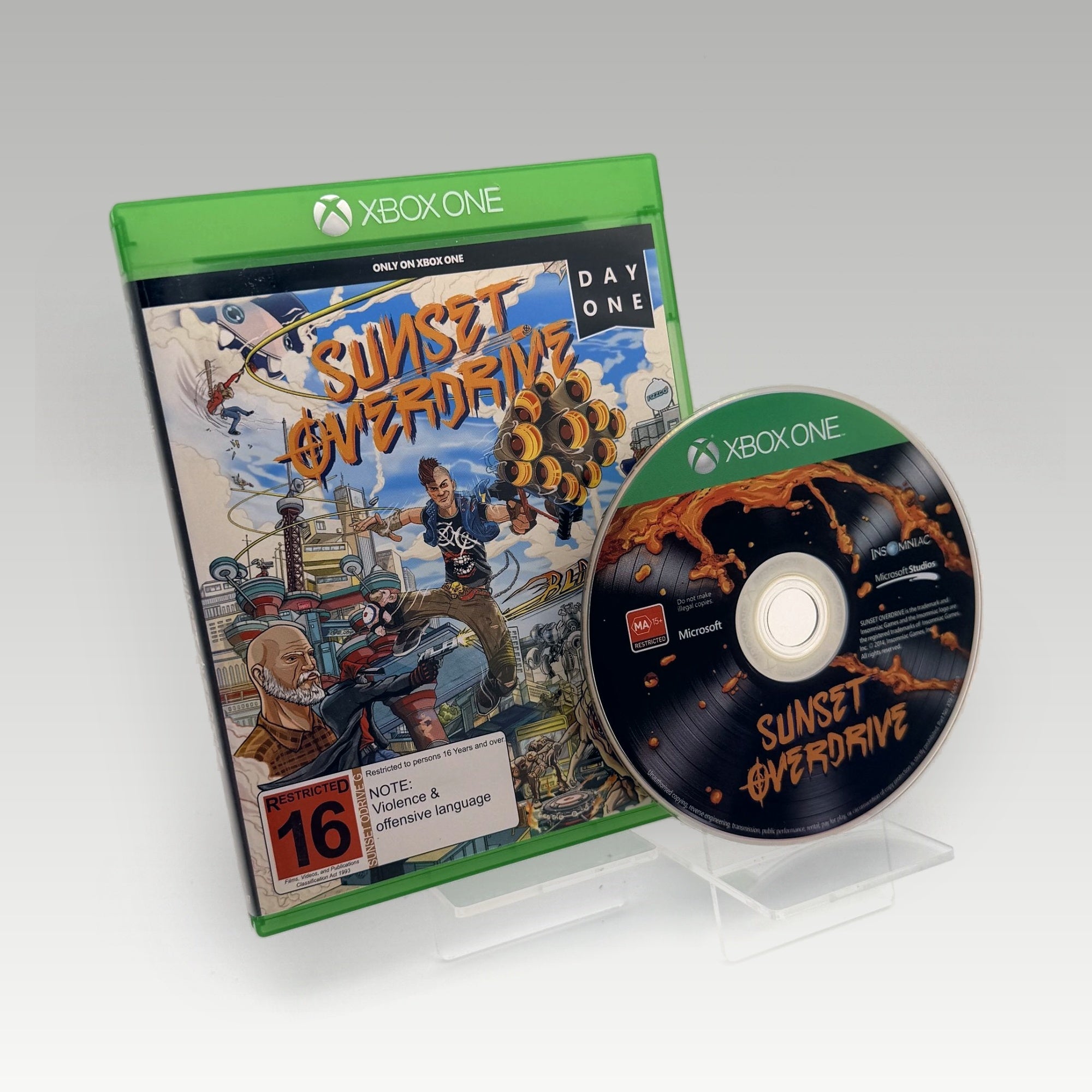 Sunset Overdrive Day One Edition • CIB (PAL, Day One Edition) - Image 1