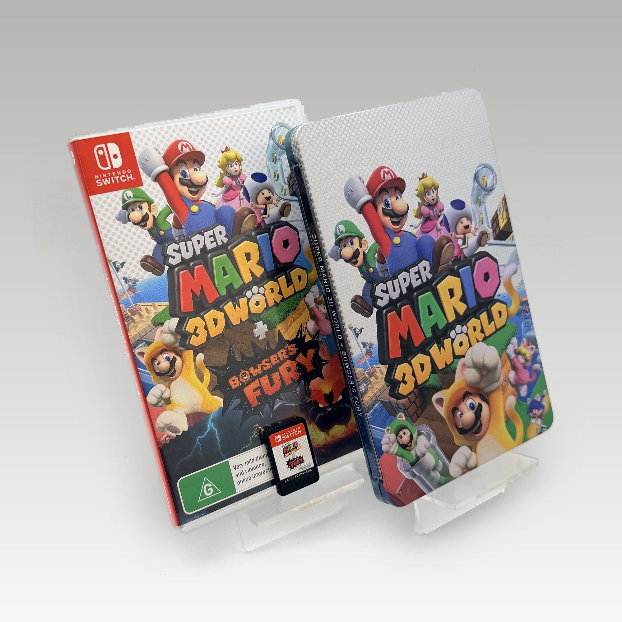Super Mario 3D World + Bowser's Fury Steelbook Edition • CIB (Region 4, Steelbook Edition) - Image 1