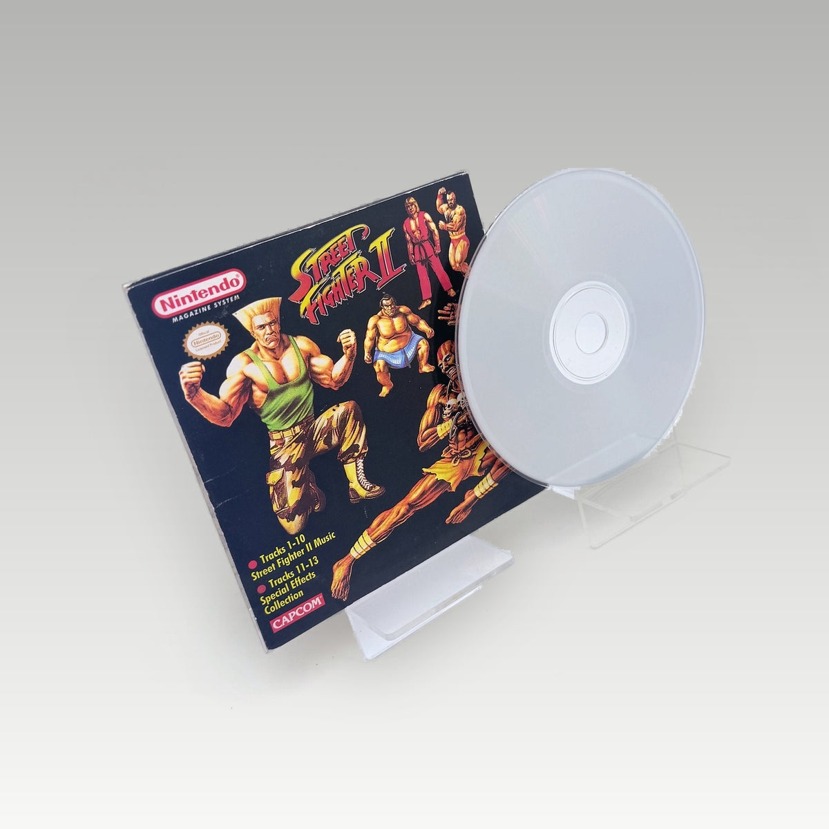 Super Street Fighter II - Arcade Music CD • CIB (PAL) - Back Cover | Yappa NZ