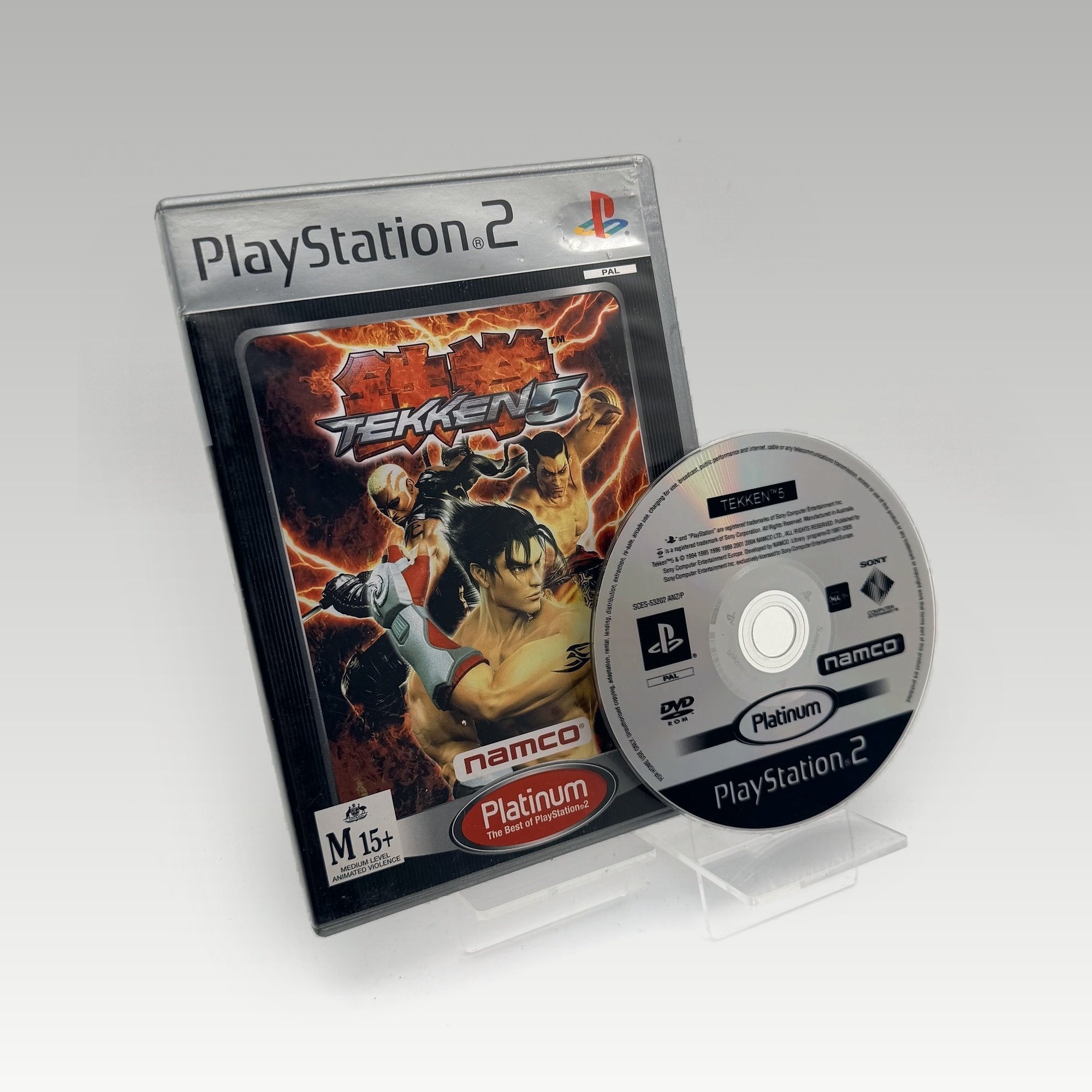 Tekken 5 (Platinum) • No Manual (PAL) - Image 1