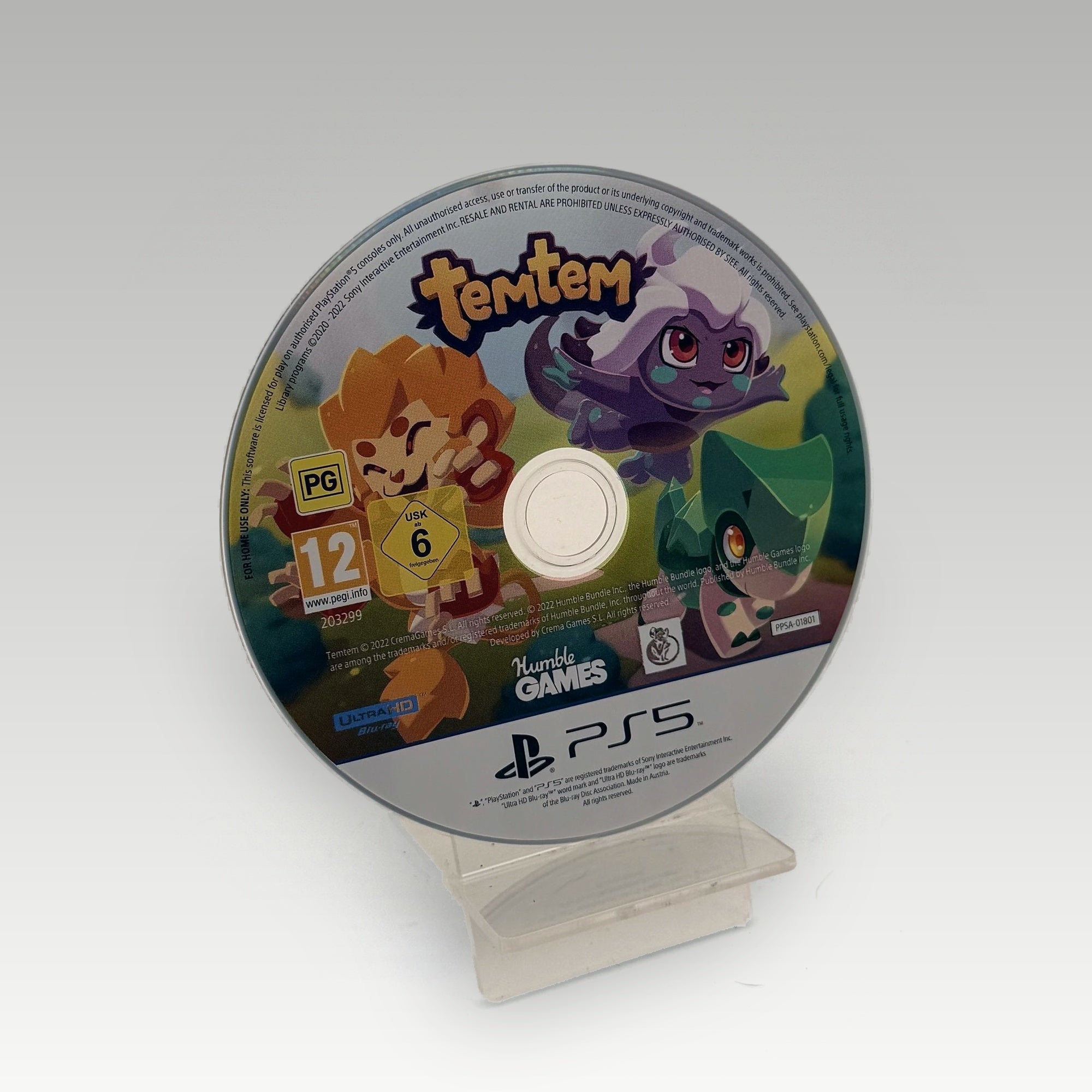 PlayStation 5 Temtem Region 4 - Front Cover | Yappa NZ