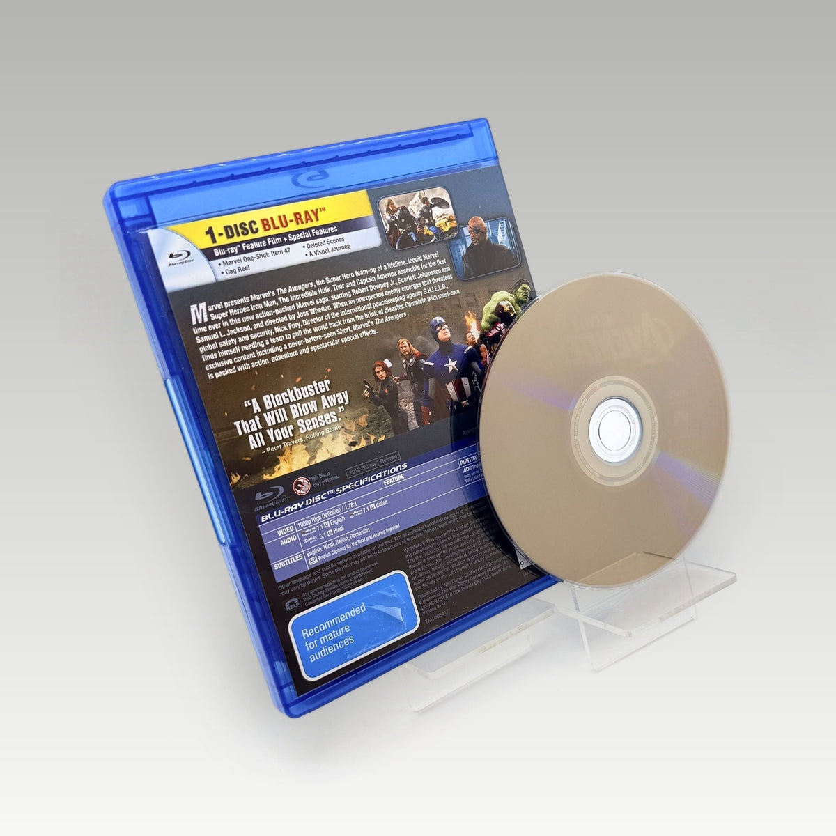 The Avengers (2012) Bluray • CIB (Region B, Standard) - Image 2