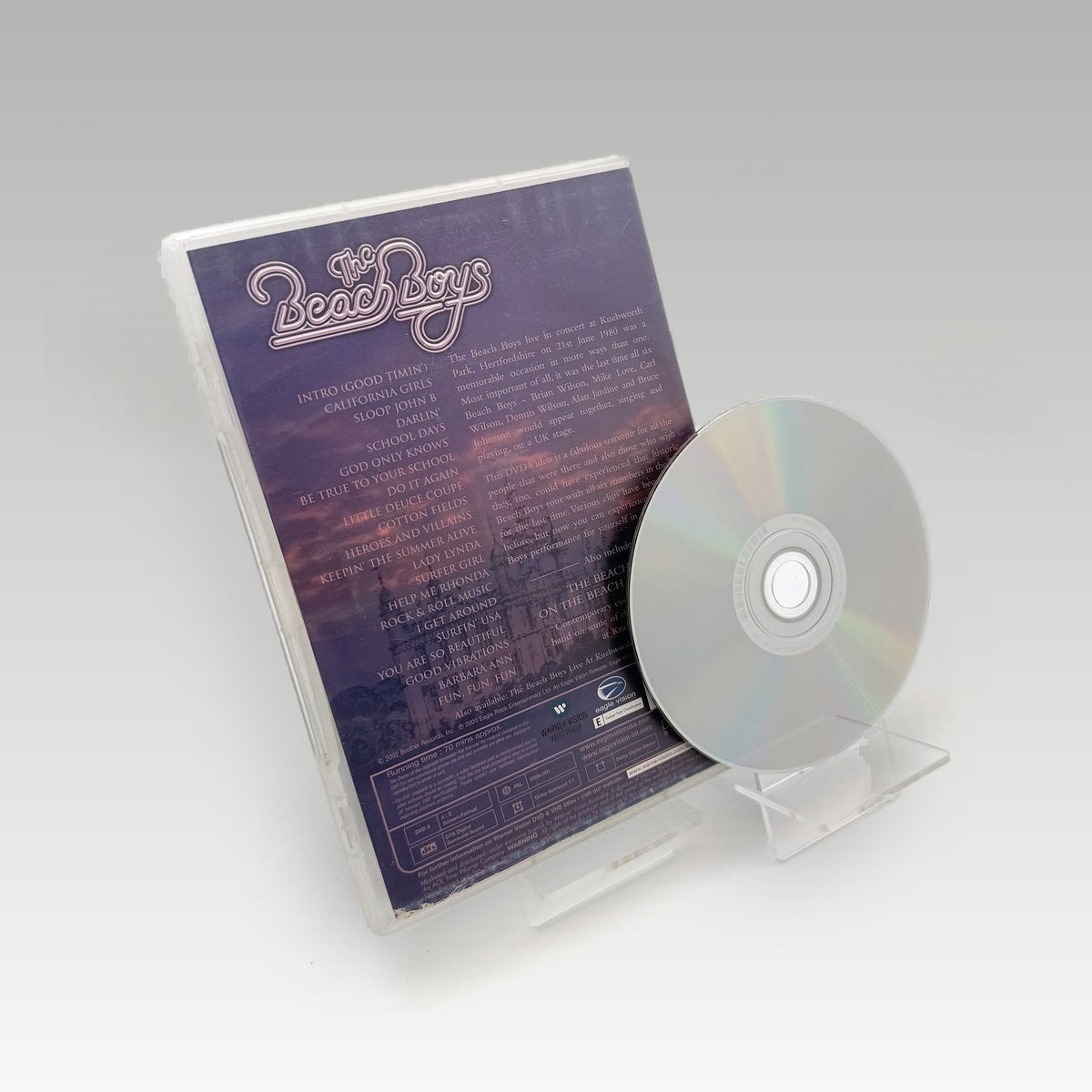 The Beach Boys: Live At Knebworth (1980) DVD • CIB (Region 4, Standard) - Image 2