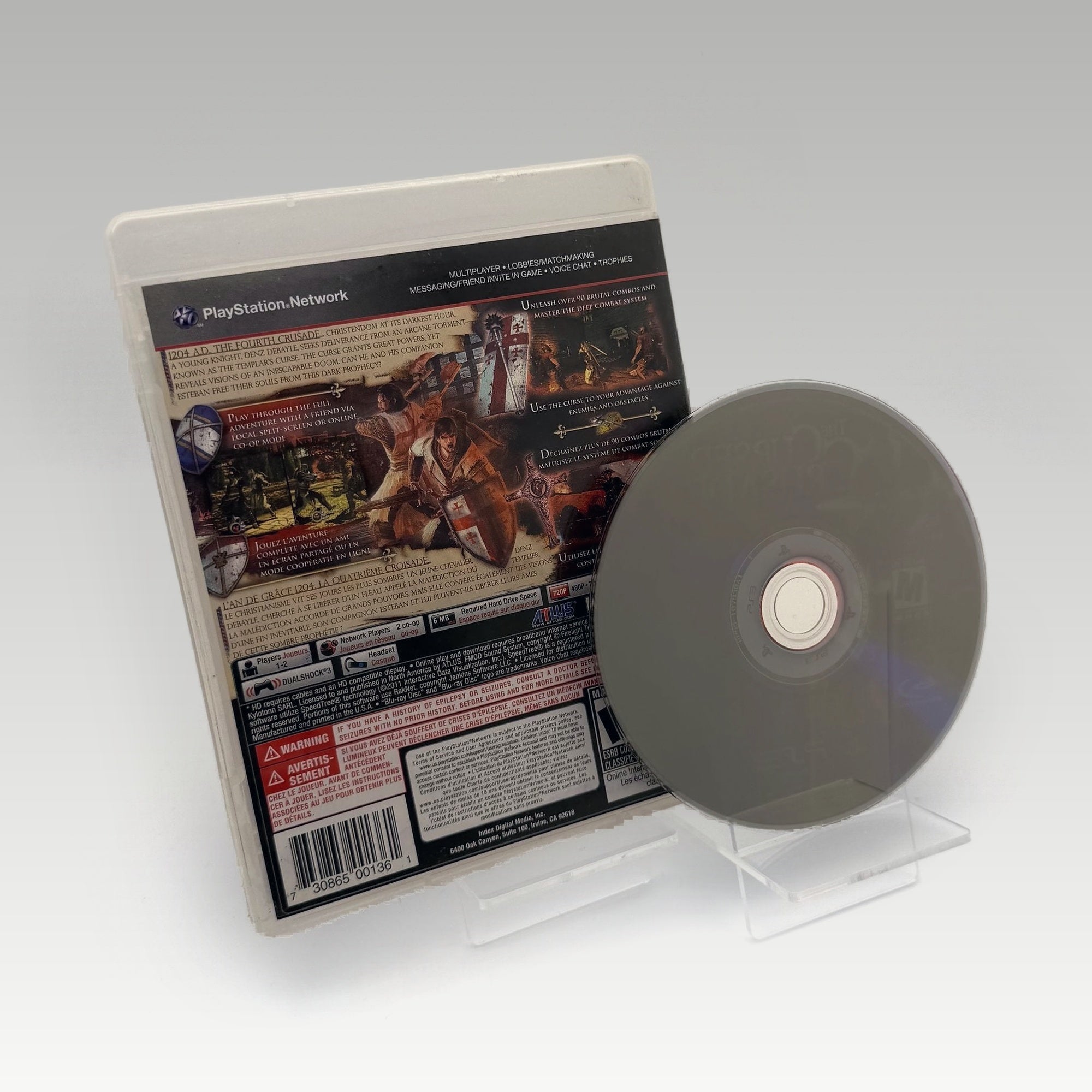 The Cursed Crusade • No Manual (Region 1) - Image 2