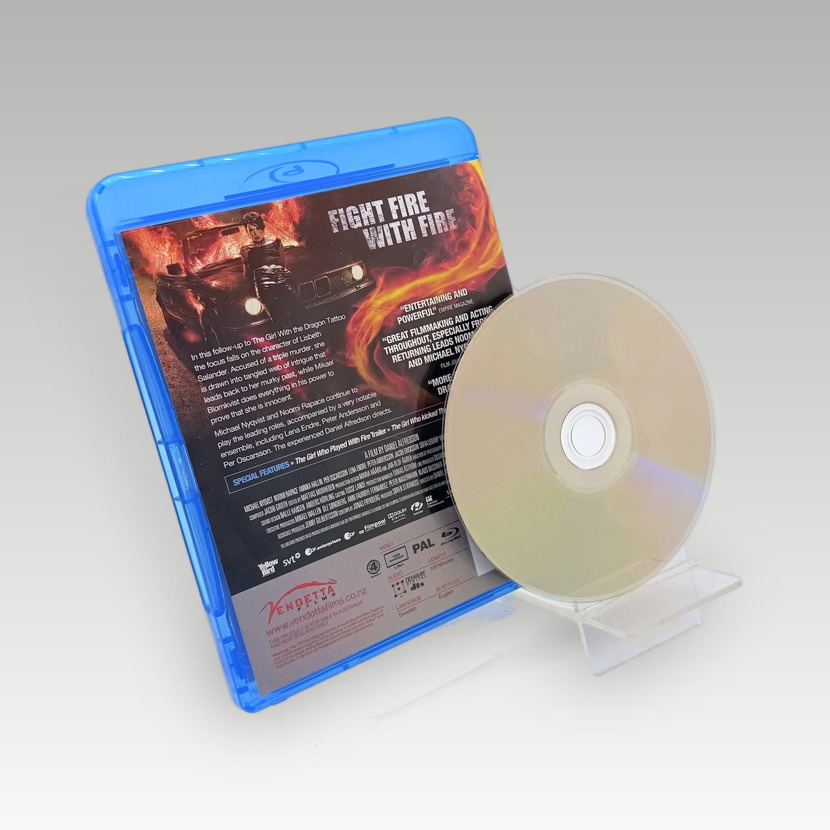 The Girl Who Played with Fire (2009) Bluray • CIB (Region B, Standard) - Image 2