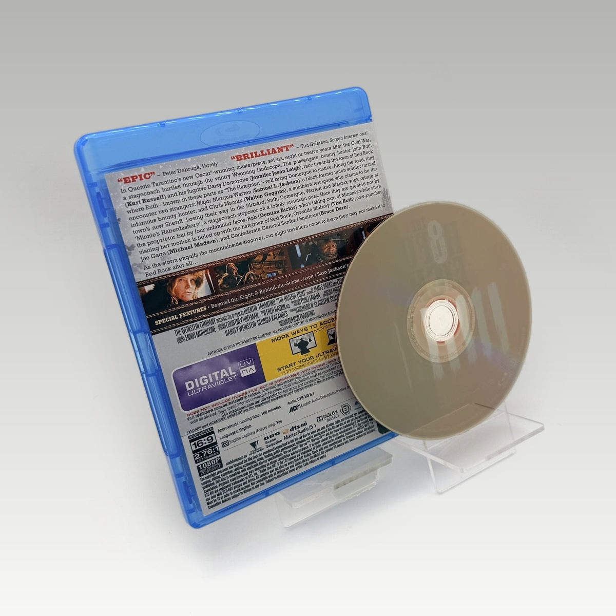 The Hateful Eight (2015) Bluray Limited Edition • CIB • New (Region B, Limited Edition) - Image 4