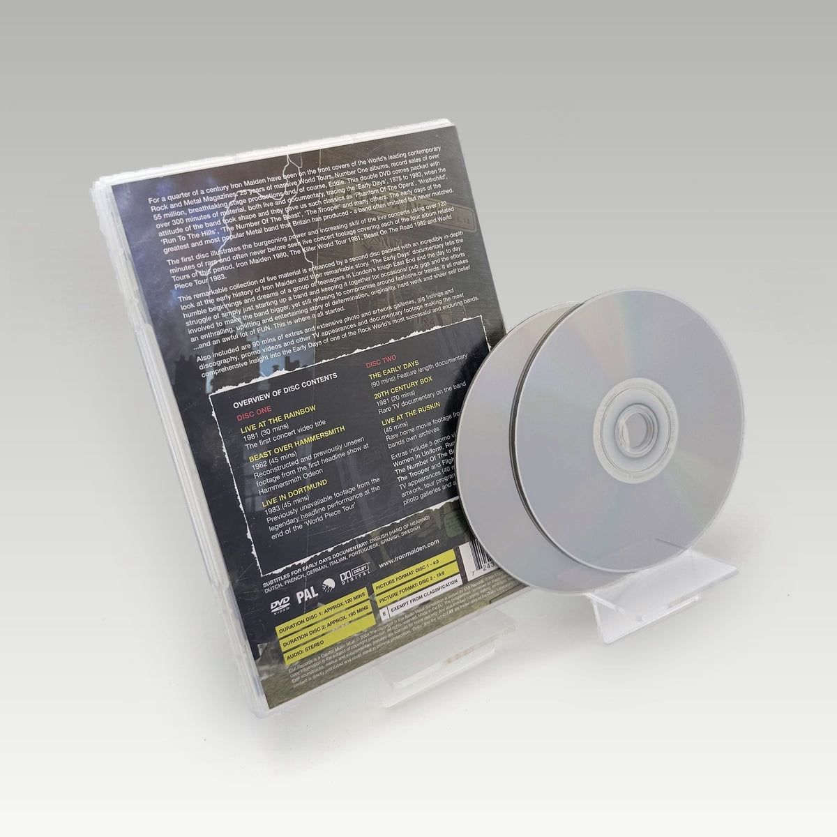 The History Of Iron Maiden - Part 1: The Early Days (2004) DVD • CIB (Region 4, Standard) - Image 2