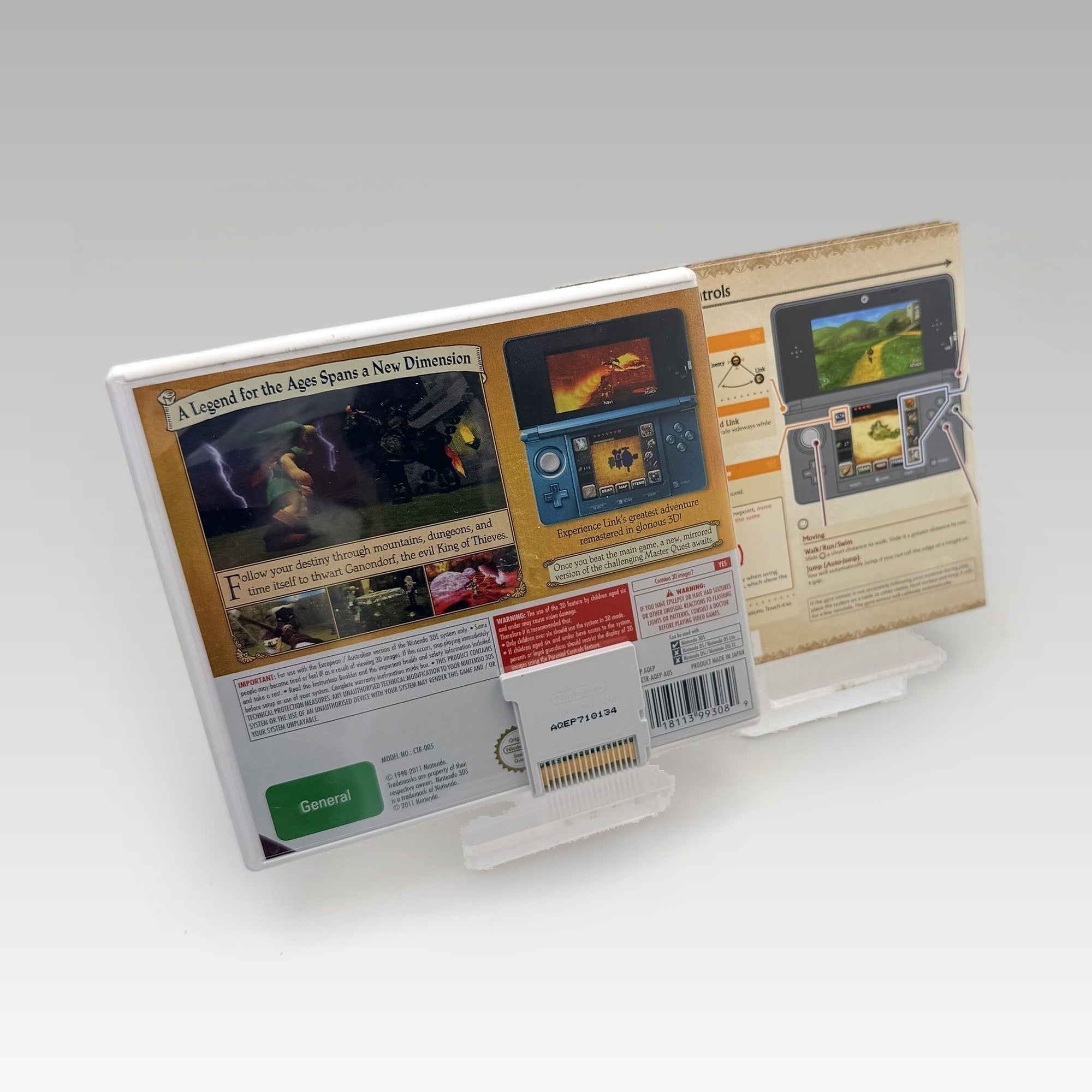 The Legend of Zelda Ocarina of Time 3D • CIB (PAL) - Image 2