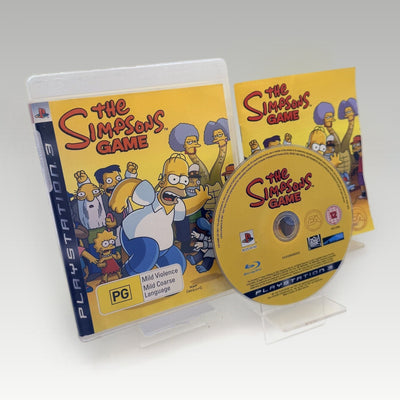 The Simpsons Game • CIB • Ex-Rental (Region 2) - Image 1