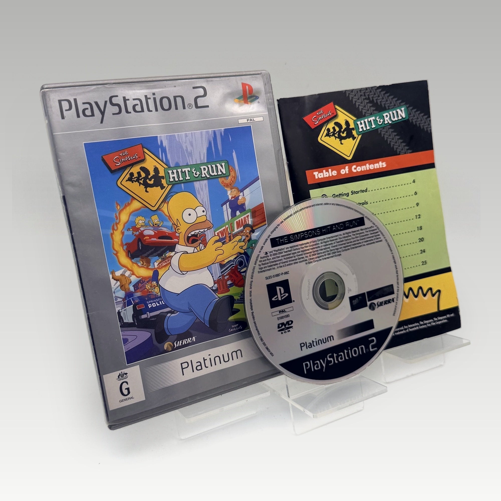 The Simpsons Hit and Run (Platinum) • CIB (PAL) - Image 1