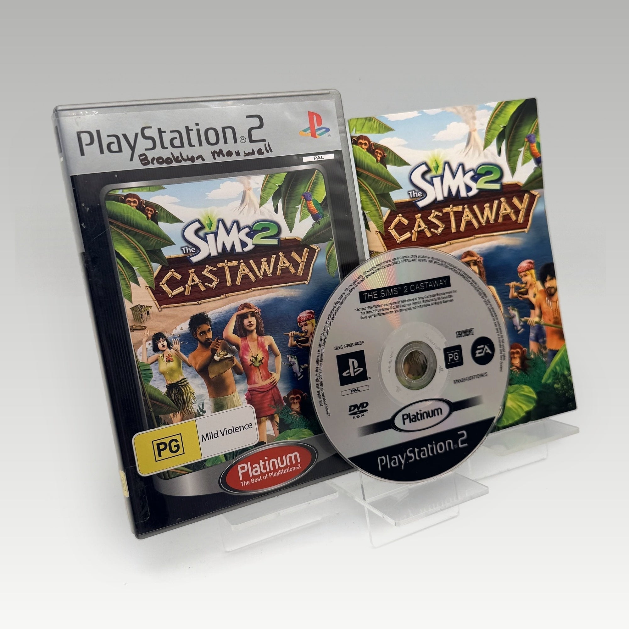 The Sims 2: Castaway (Platinum) • CIB (PAL) - Image 1