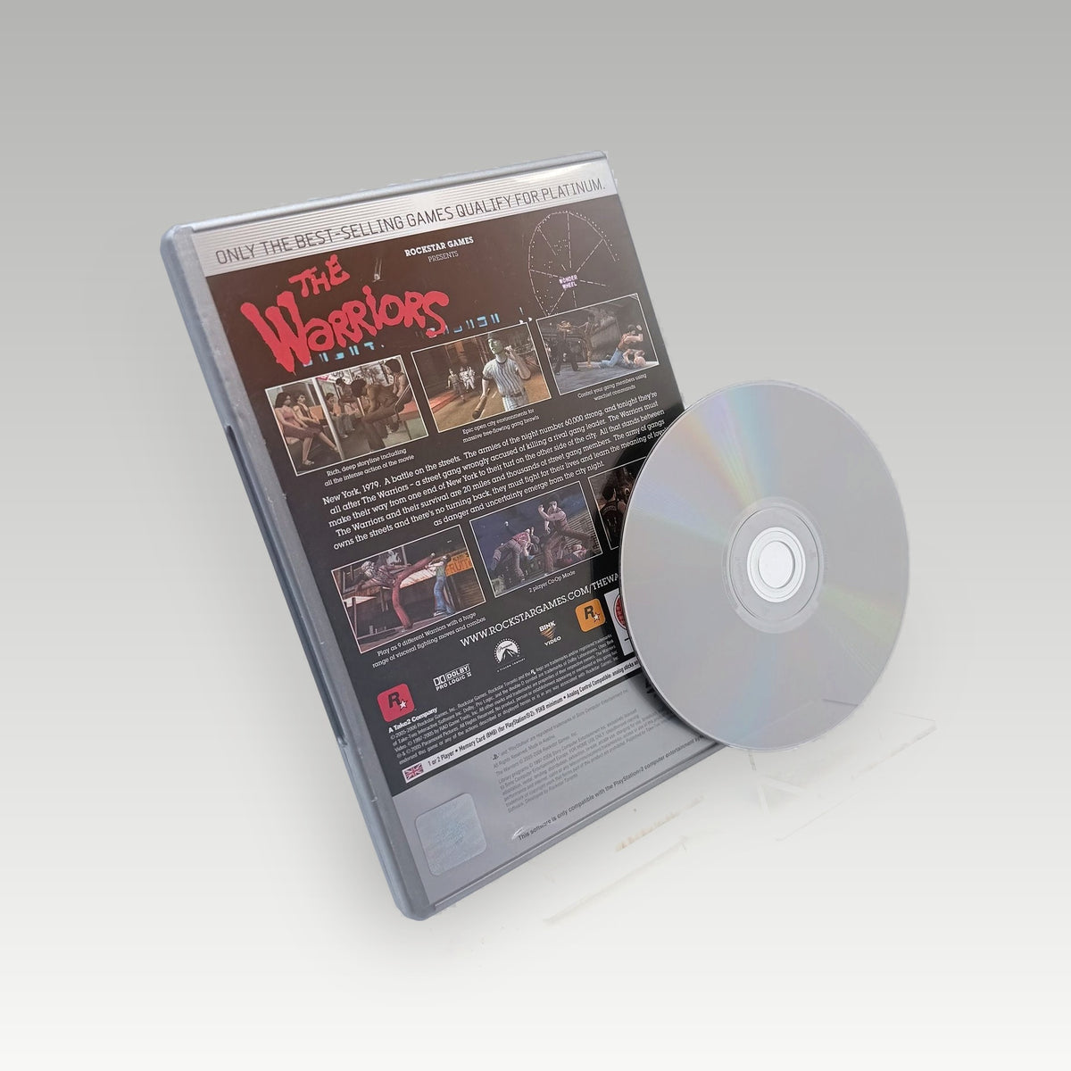 The Warriors (Platinum) • No Manual (PAL) - Image 2