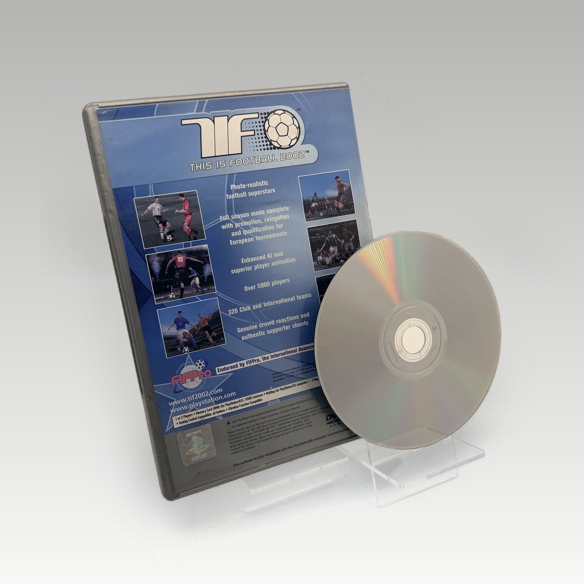 This is Football 2002 (Platinum) • No Manual (PAL) - Image 2