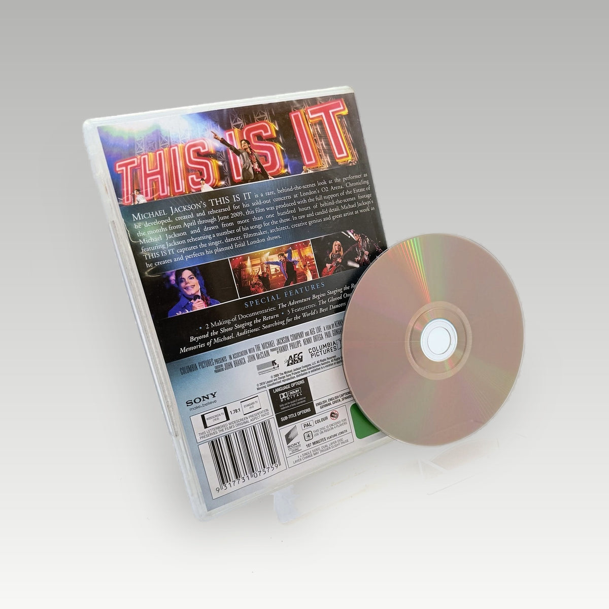 This Is It (2009) • CIB (Region 4) - Back Cover | Yappa NZ