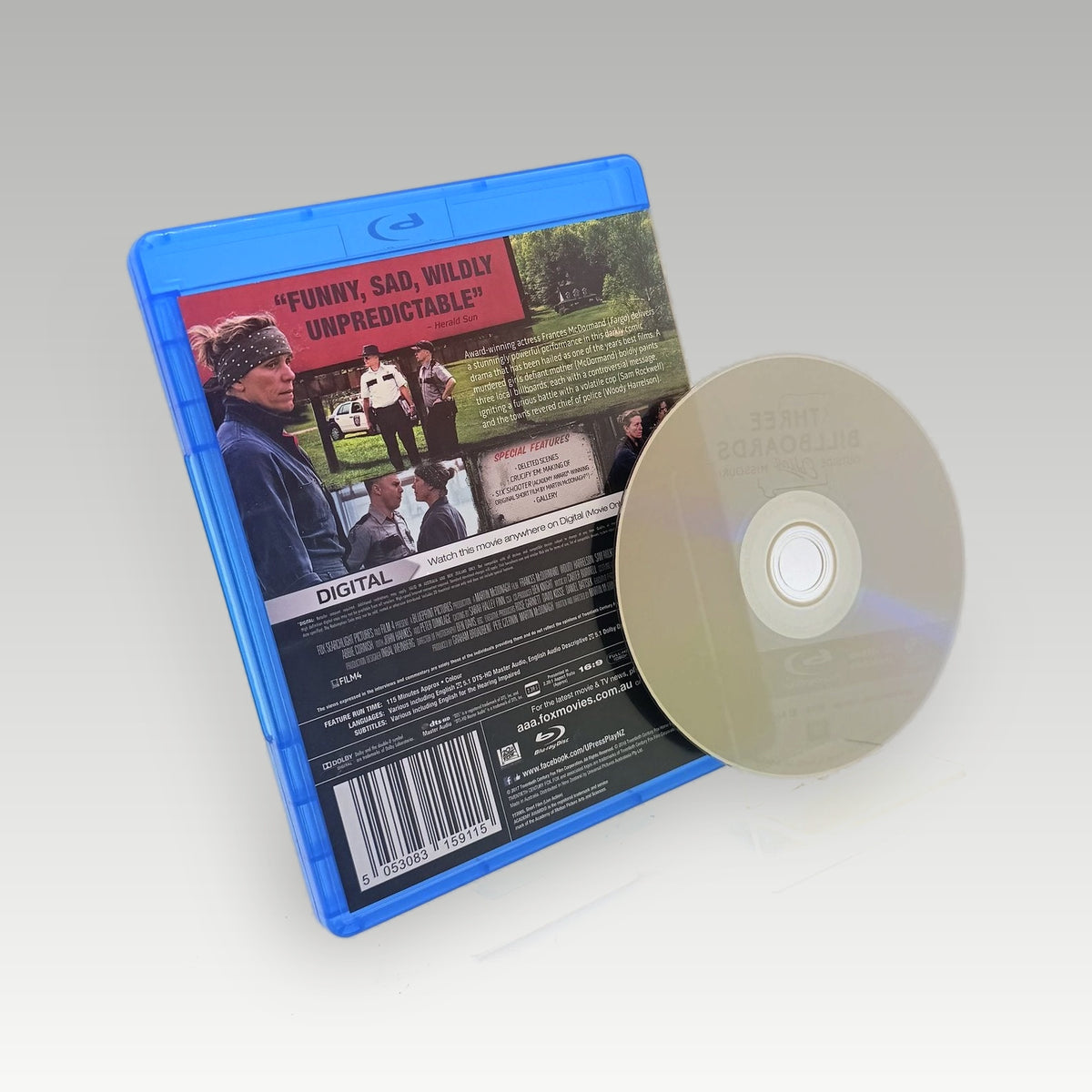 Three Billboards Outside Ebbing, Missouri (2017) Bluray • CIB (Region B, Standard) - Image 2