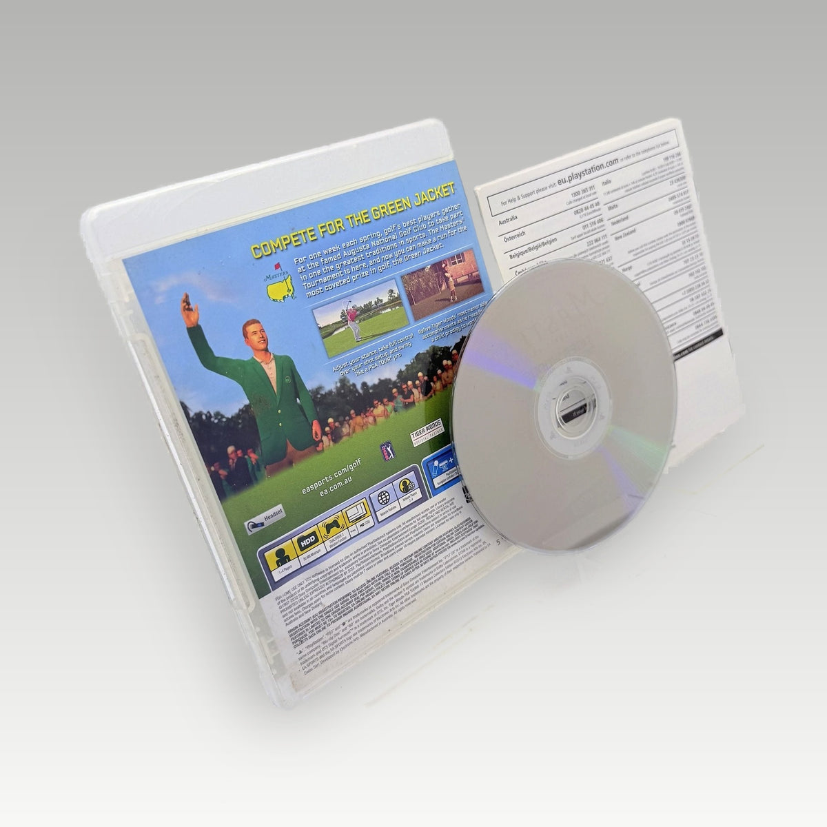 Tiger Woods PGA Tour 13 Masters Collector's Edition • CIB (Region 4, Masters Collector's Edition) - Back Cover | Yappa NZ