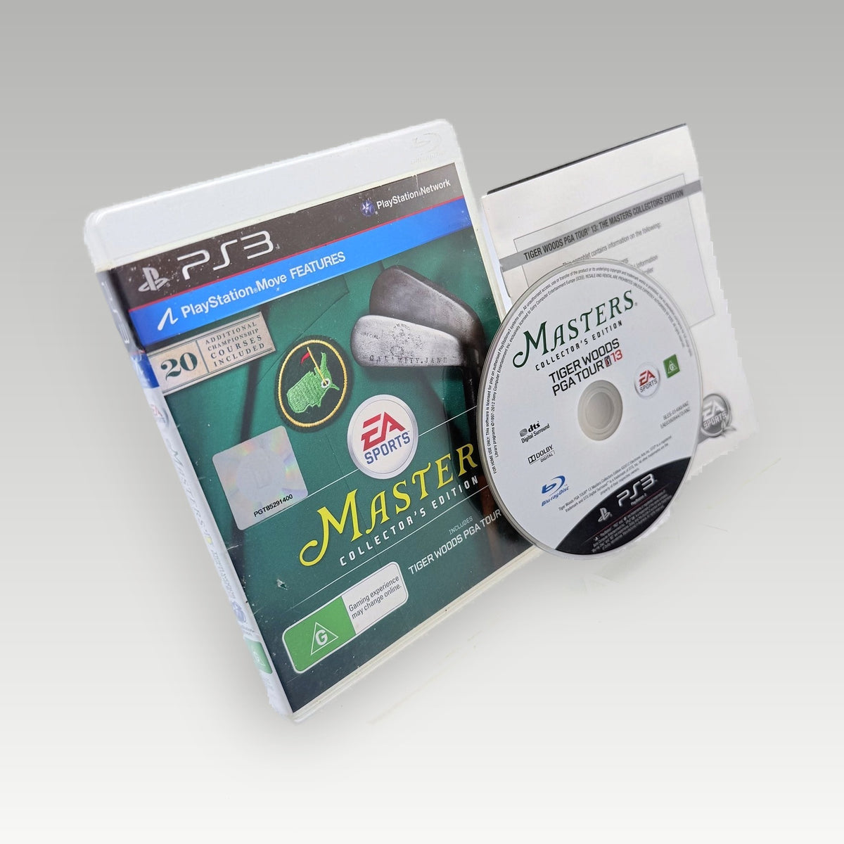 Tiger Woods PGA Tour 13 Masters Collector's Edition • CIB (Region 4, Masters Collector's Edition) - Front Cover | Yappa NZ
