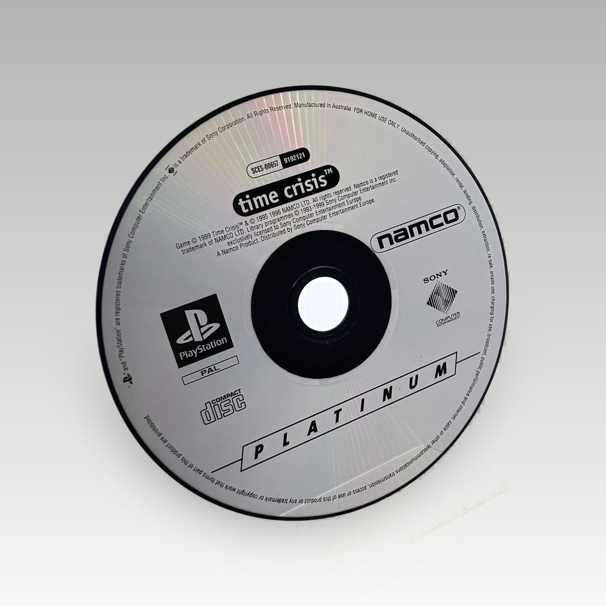 Time Crisis (Platinum) • Loose (PAL) - Image 1