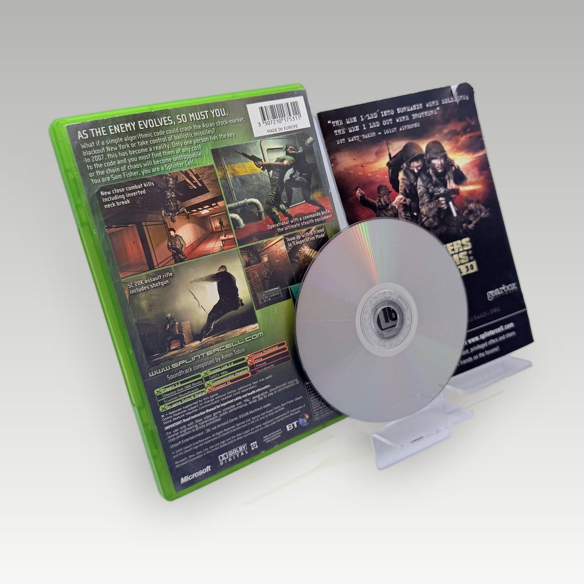 Tom Clancy's Splinter Cell: Chaos Theory • CIB (PAL) - Back Cover | Yappa NZ