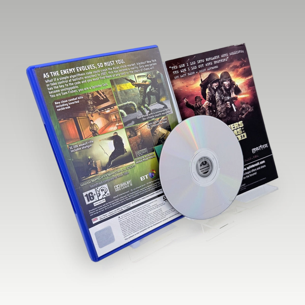 Tom Clancy's Splinter Cell: Chaos Theory • CIB (PAL) - Back Cover | Yappa NZ