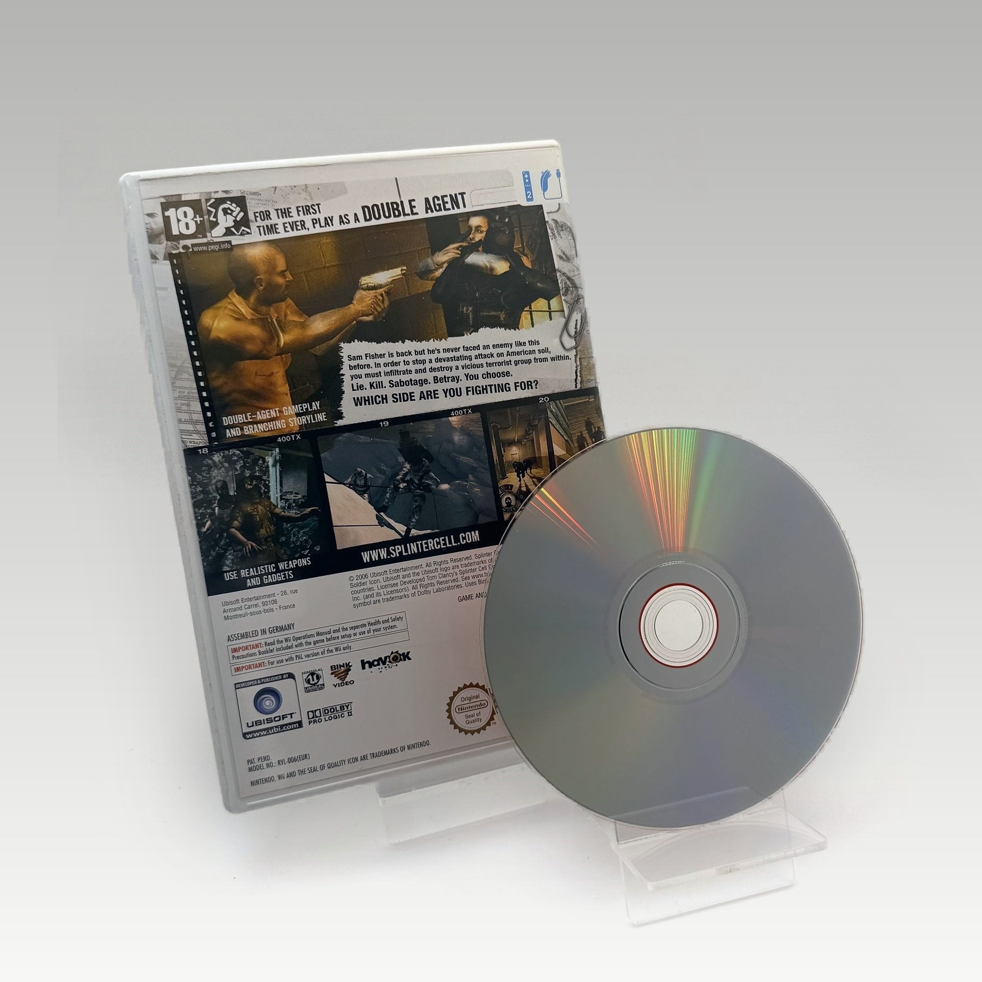 Tom Clancy's Splinter Cell: Double Agent • No Manual (PAL) - Image 2