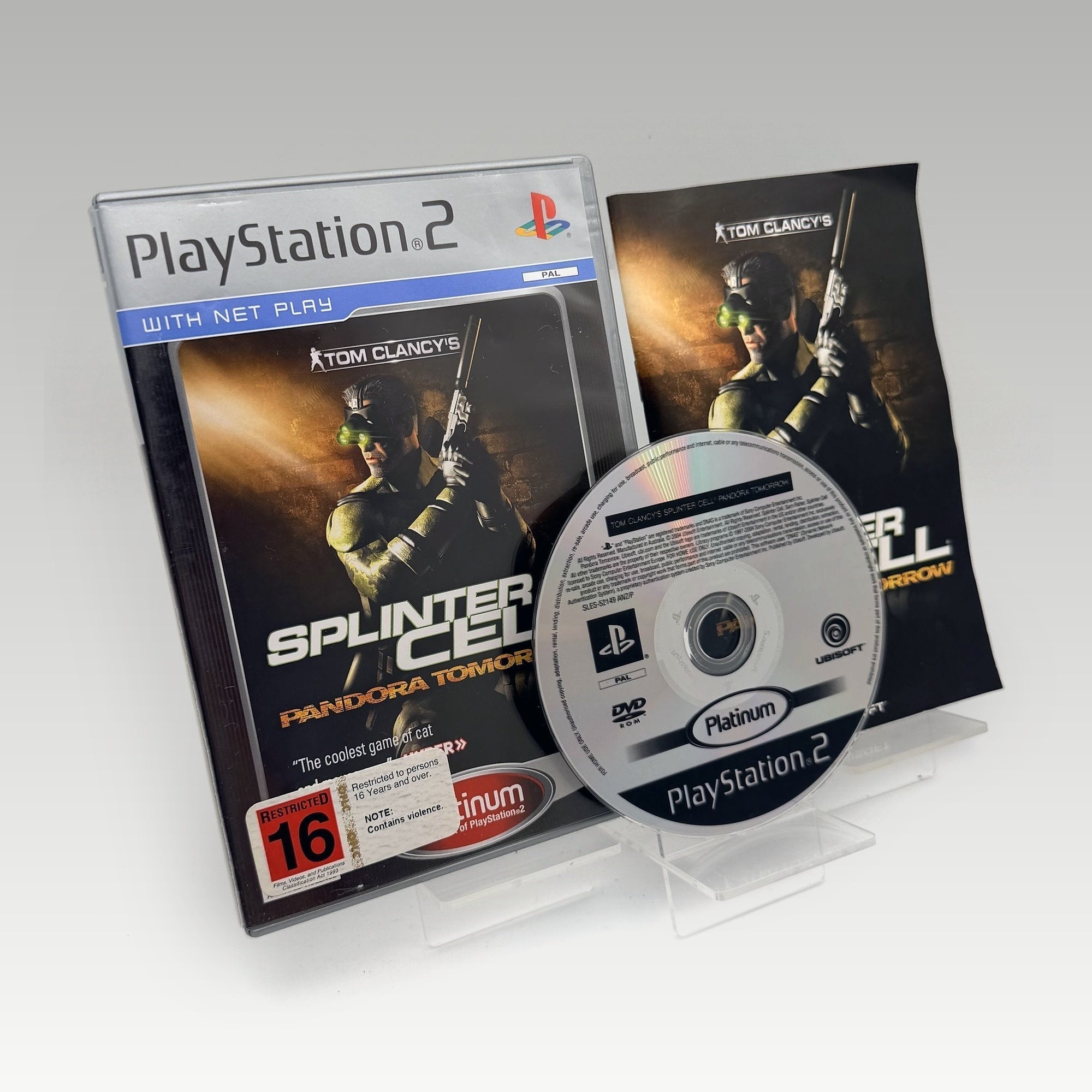 Tom Clancy's Splinter Cell: Pandora Tomorrow (Platinum) • CIB (PAL) - Image 1