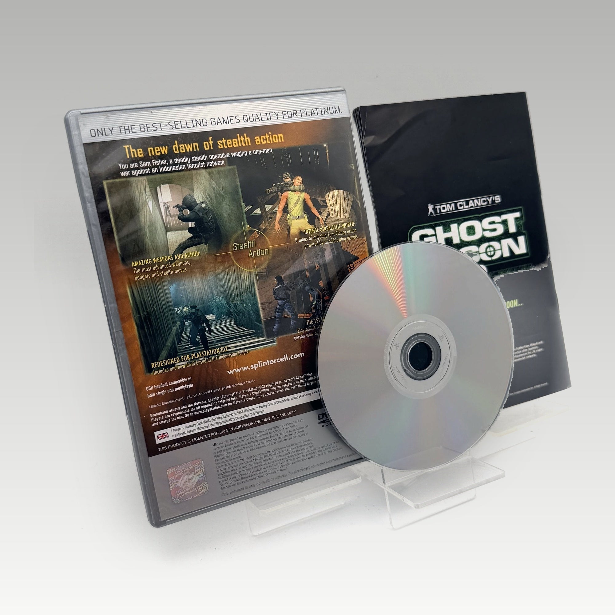 Tom Clancy's Splinter Cell: Pandora Tomorrow (Platinum) • CIB (PAL) - Image 2