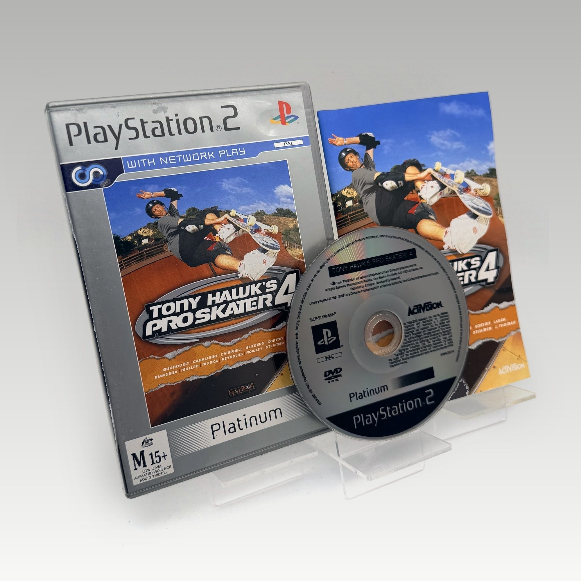 Tony Hawk Pro Skater 4 (Platinum) (Platinum) • CIB (PAL) - Image 1
