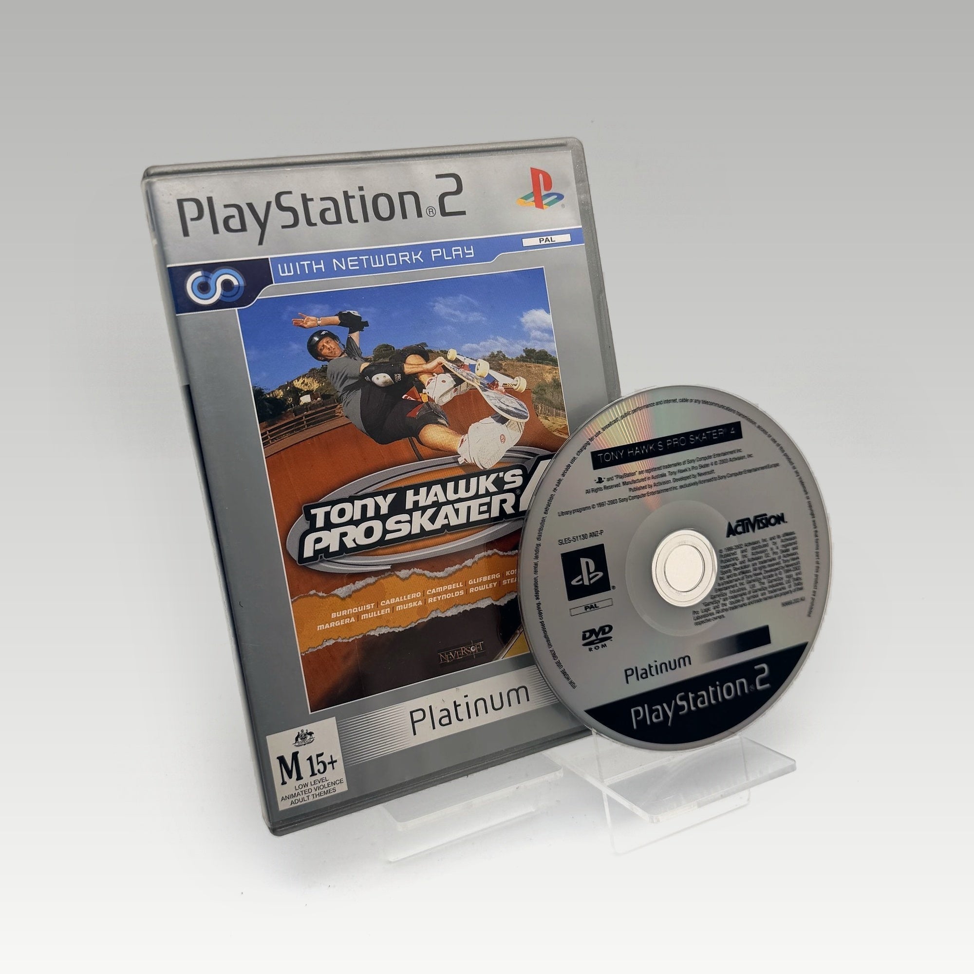 Tony Hawk Pro Skater 4 (Platinum) (Platinum) • No Manual (PAL) - Image 1