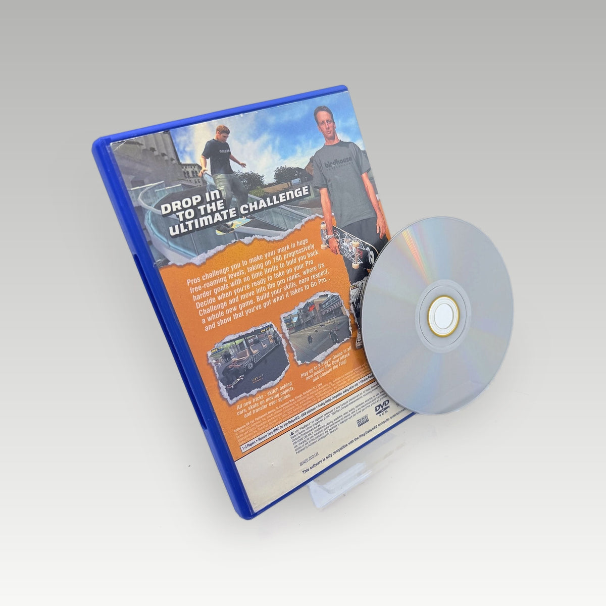 Tony Hawk's Pro Skater 4 Artwork Damage • No Manual (PAL, Artwork Damage) - Back Cover | Yappa NZ