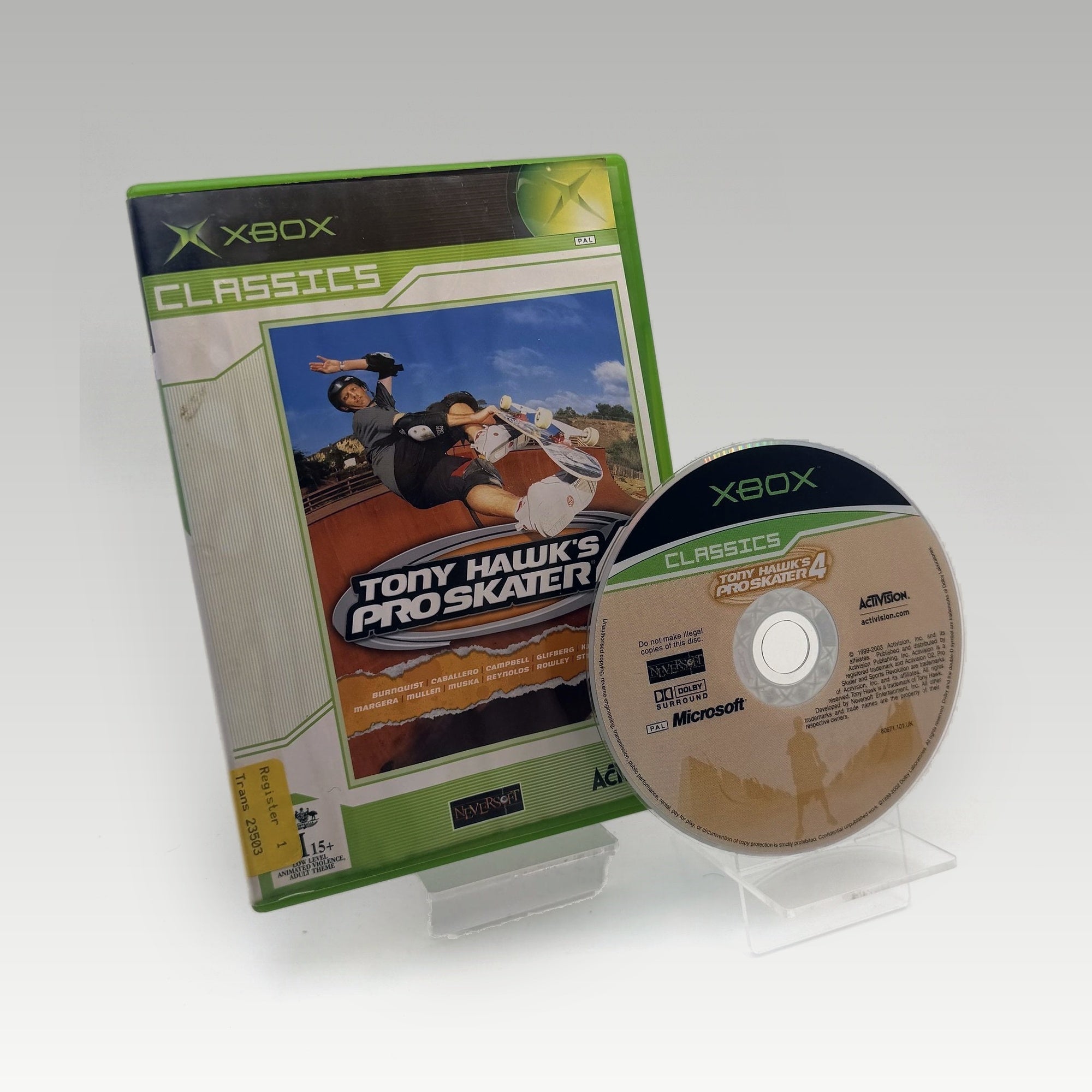 Tony Hawk's Pro Skater 4 (Classics) Case Damage • No Manual (PAL, Case Damage) - Image 1